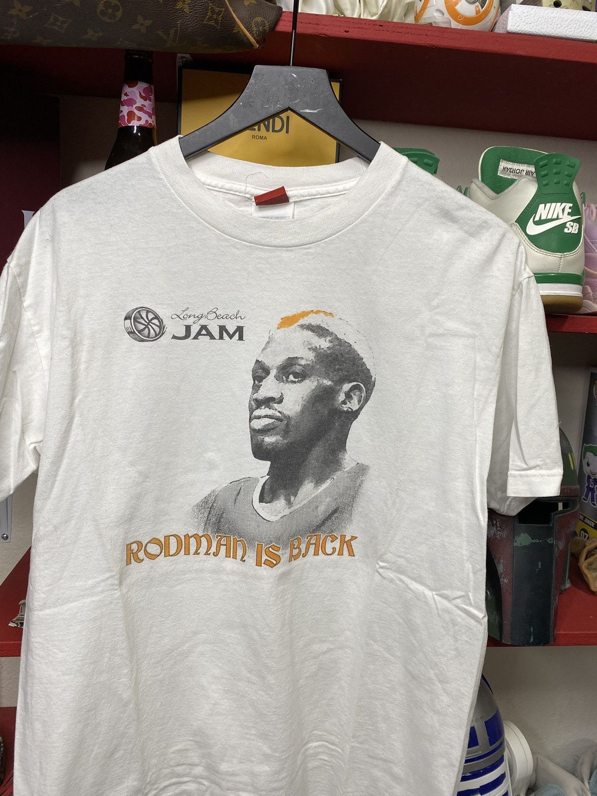 NBA Vintage 00’ Dennis Rodman Rare T-Shirt Size Large Size US L / EU 52-54 / 3 - 2 Thumbnail