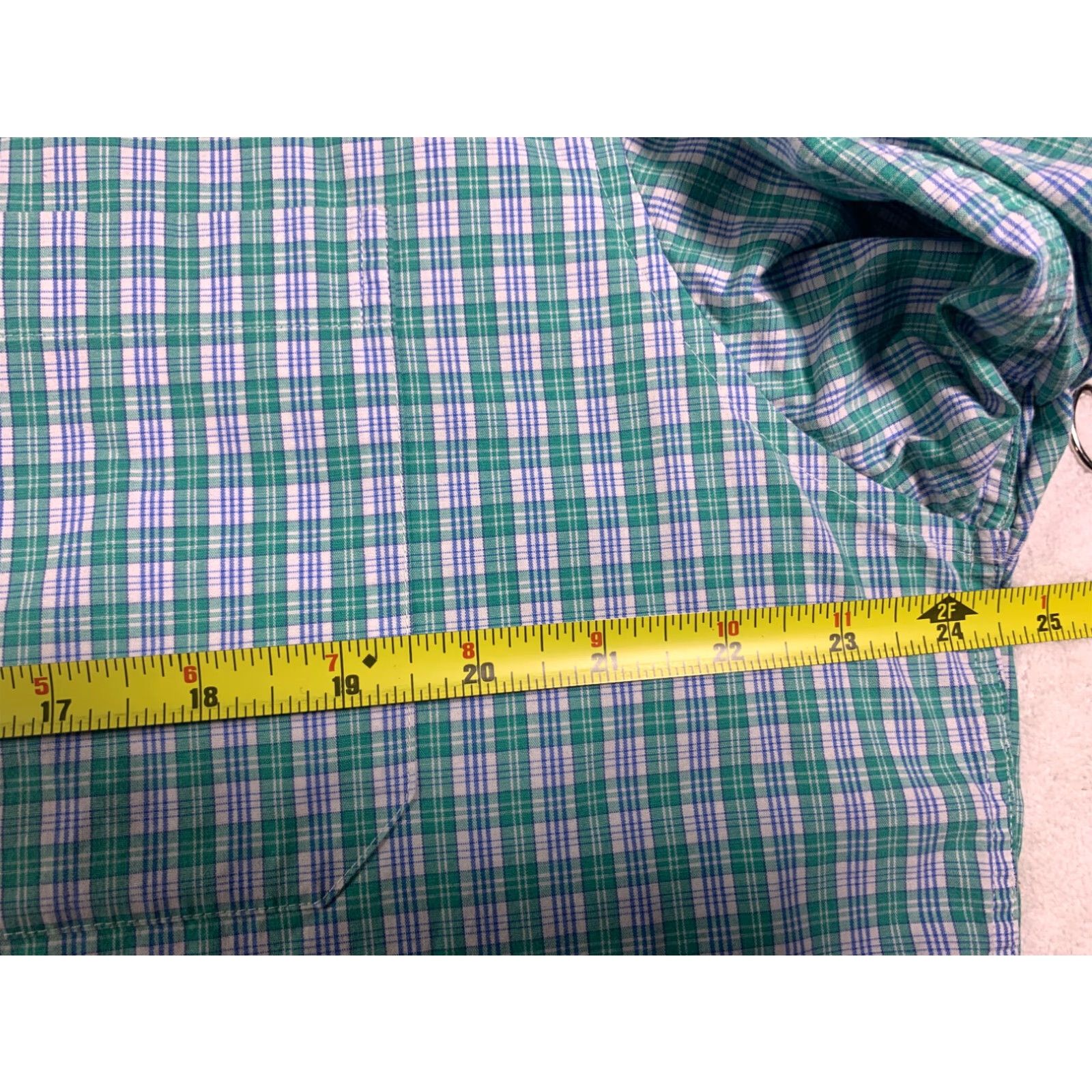 Vintage COTTON CLUB Plaid Button-Up Shirt Mens Large Green Size US L / EU 52-54 / 3 - 7 Thumbnail