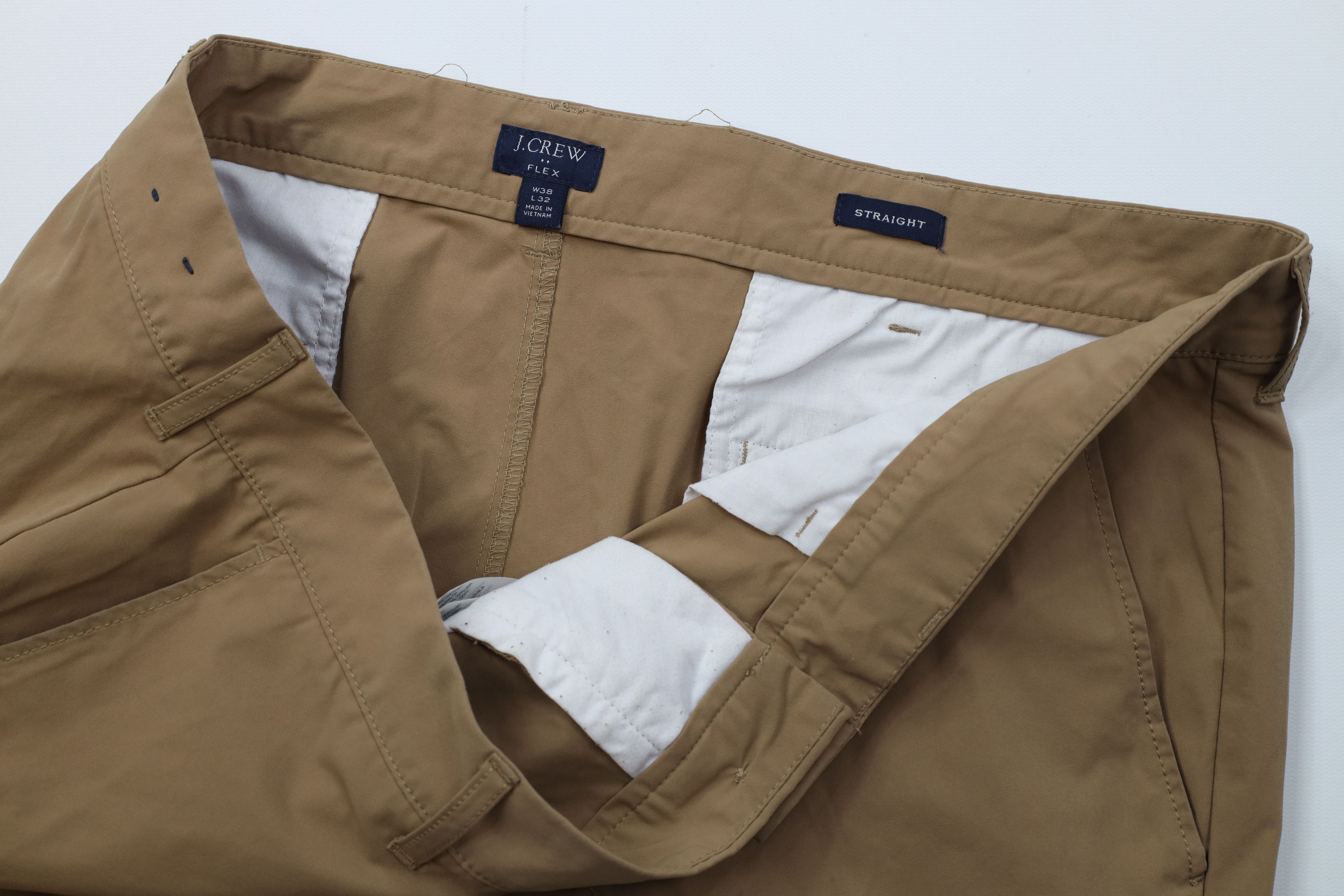 J.Crew J Crew Mens Straight Leg Chino Pants Trousers Brown Khaki Size US 38 / EU 54 - 10 Thumbnail