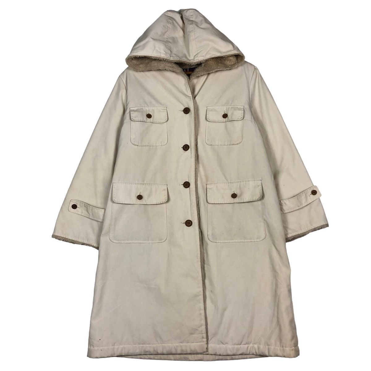 Japanese Brand 🔥VINTAGE CHORE LONG JACKET TOKYO FESYEN MINK FUR LINING Size US M / EU 48-50 / 2 - 2 Thumbnail