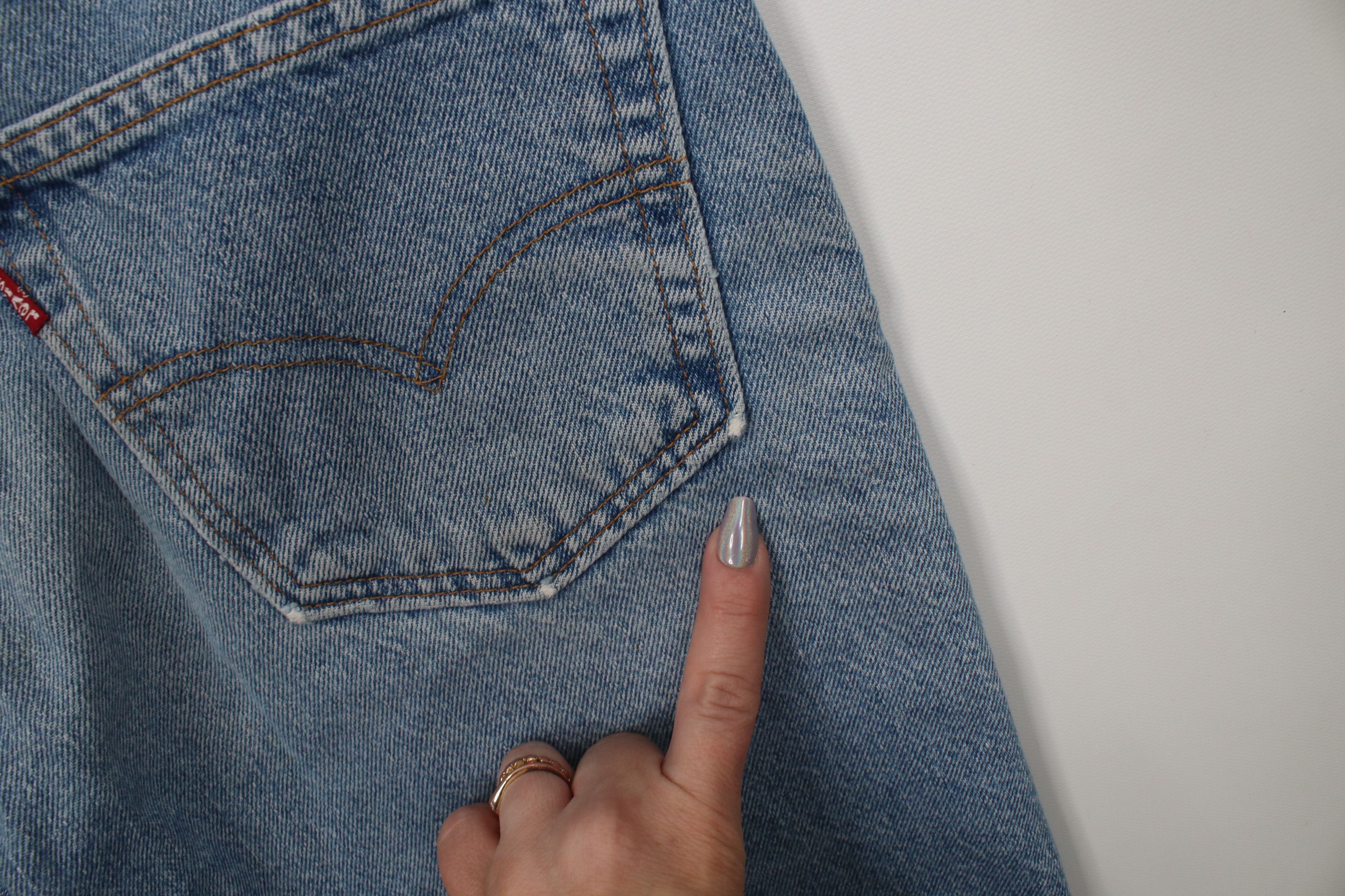 Levi's Vintage Y2K 2001 Levis 550 Fit Denim Jean Shorts Jorts Size US 32 / EU 48 - 15 Thumbnail