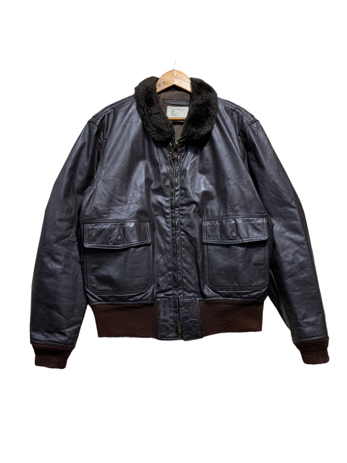 Vintage 🔥VTG 80S USN TYPE G-1 LEATHER JACKETS | Grailed