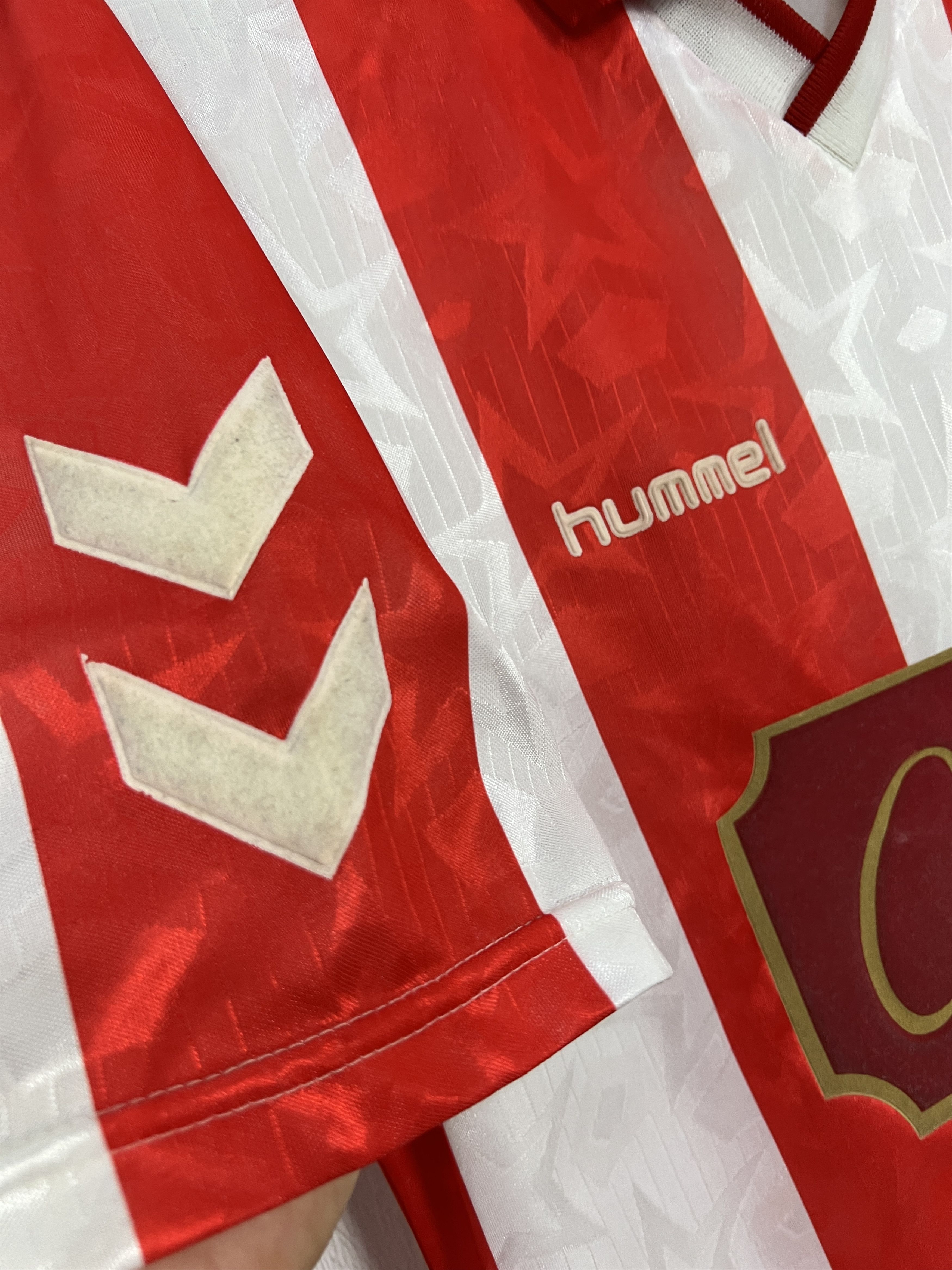 Hummel Red Star Belgrade 1992 Home Football Shirt Crvena Zvezda Size US L / EU 52-54 / 3 - 7 Thumbnail