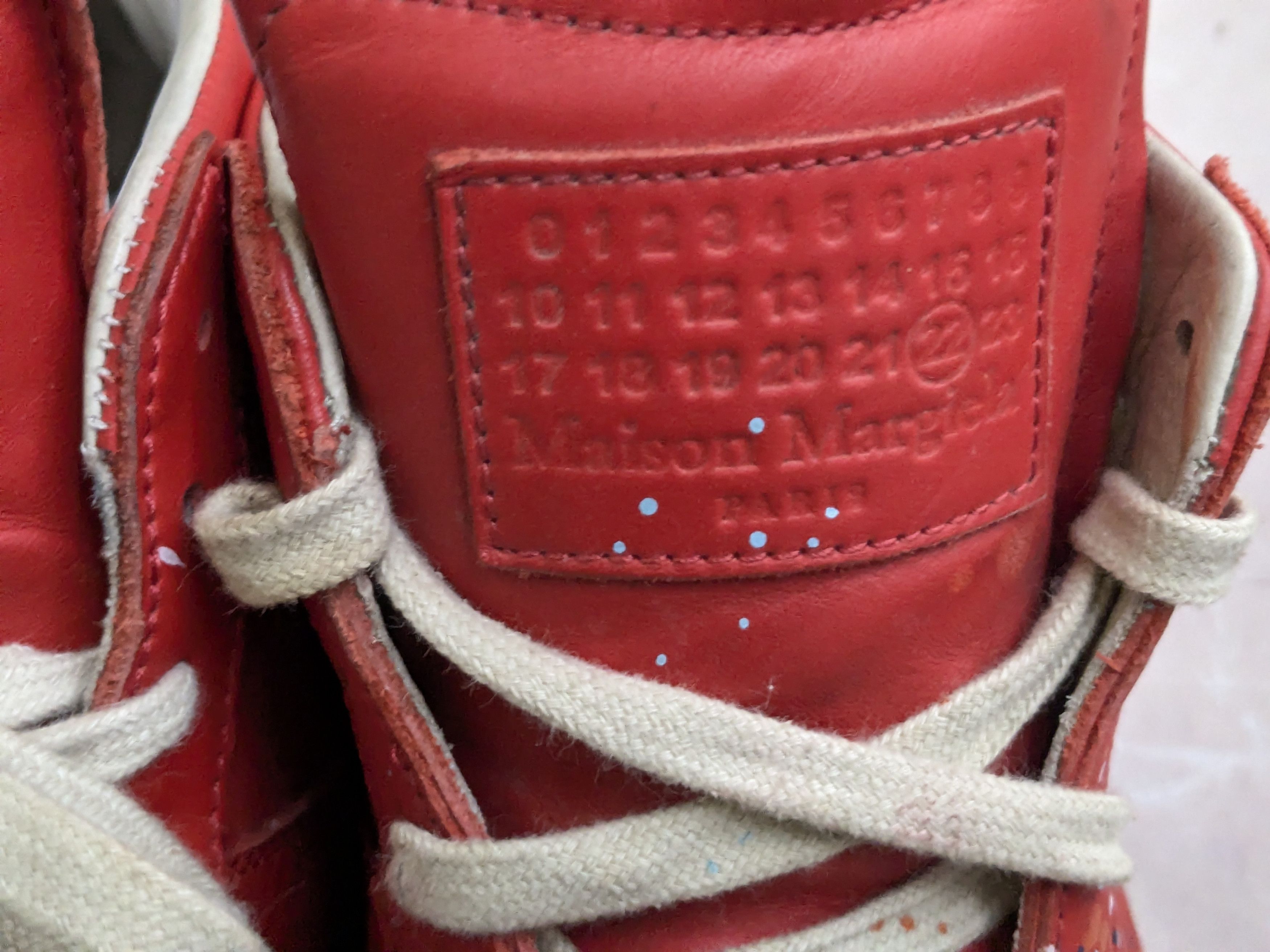 Maison Margiela Maison Margiela Replica GAT Red Paint Splatter 9 42 Size US 9 / EU 42 - 5 Thumbnail