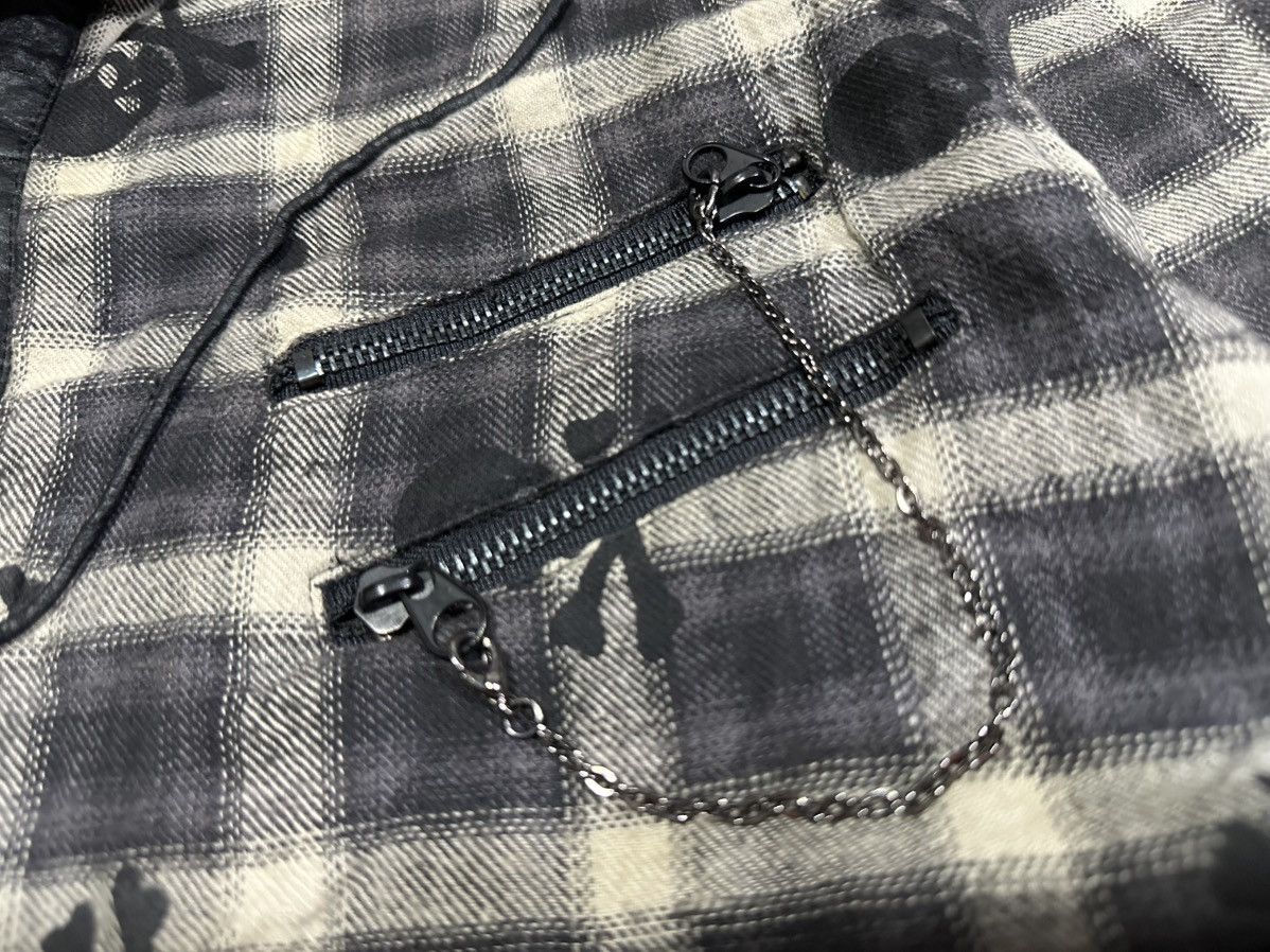 14th Addiction × If Six Was Nine × Japanese Brand 🔥Rare Y2K Archived Daily News Western Shirt Skull Goth Punk Size US L / EU 52-54 / 3 - 5 Thumbnail