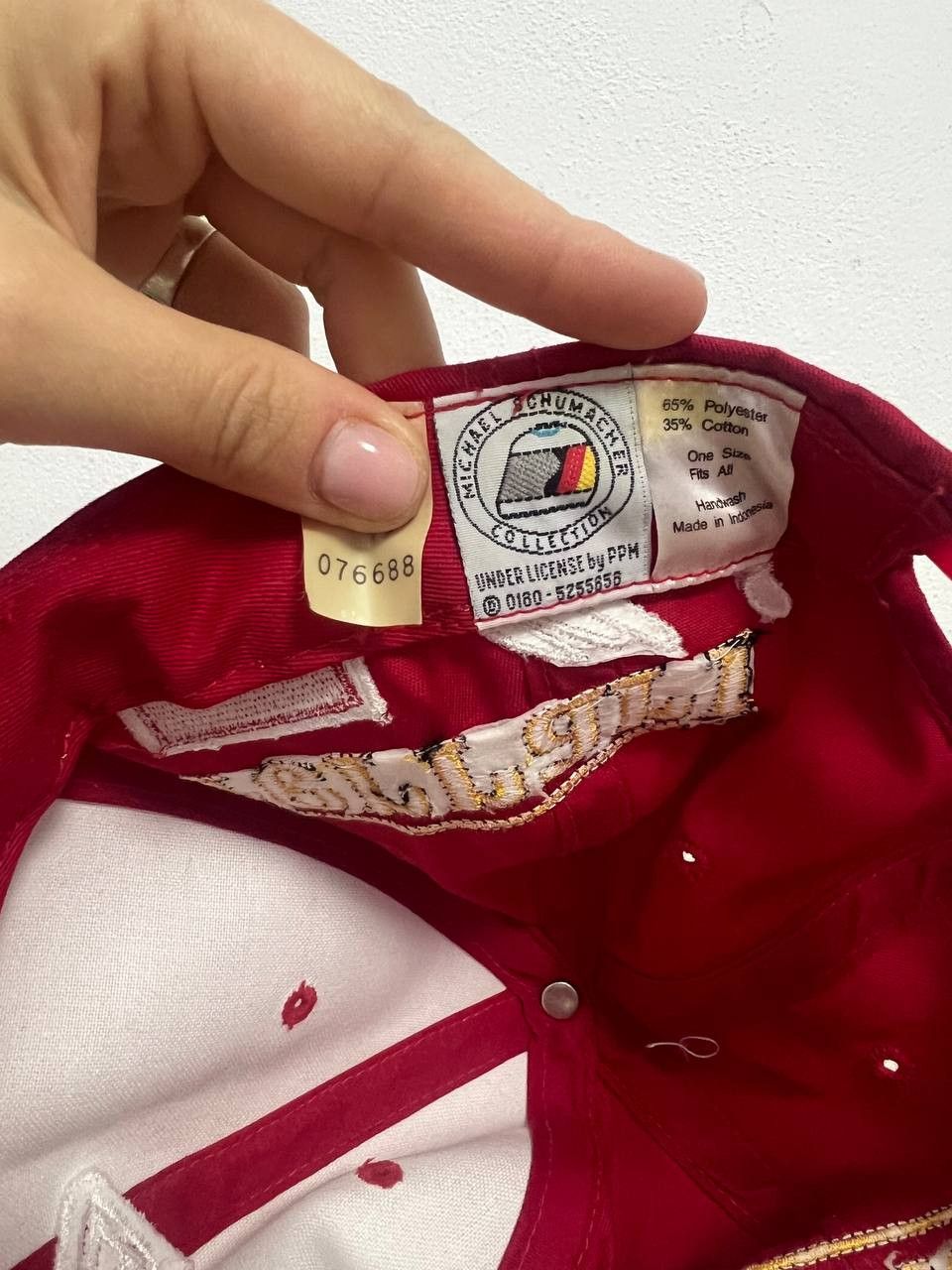 Ferrari × Formula 1 Michael Schumacher Ferrari F1 Dekra Vintage 90s RARE Cap PPM Size ONE SIZE - 5 Thumbnail