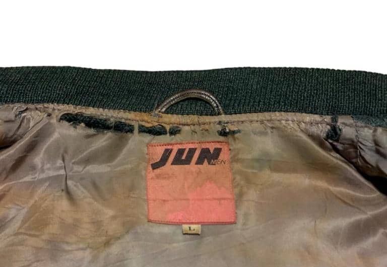 Japanese Brand Vintage 80s Wool Varsity Jacket Sleeve Leather JUN MEN Size US L / EU 52-54 / 3 - 8 Thumbnail