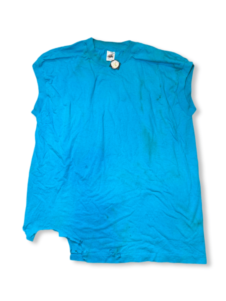 Fruit Of The Loom 80s Distressed Tank Top Shirt Size US L / EU 52-54 / 3 - 1 Thumbnail