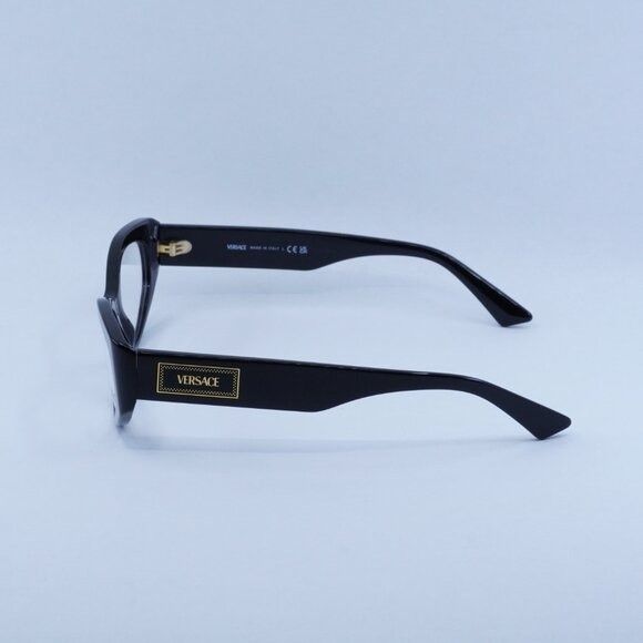 Versace 🕶️ New Versace VE3369 GB1 53mm Eyeglasses - Black Frame Size ONE SIZE - 9 Thumbnail