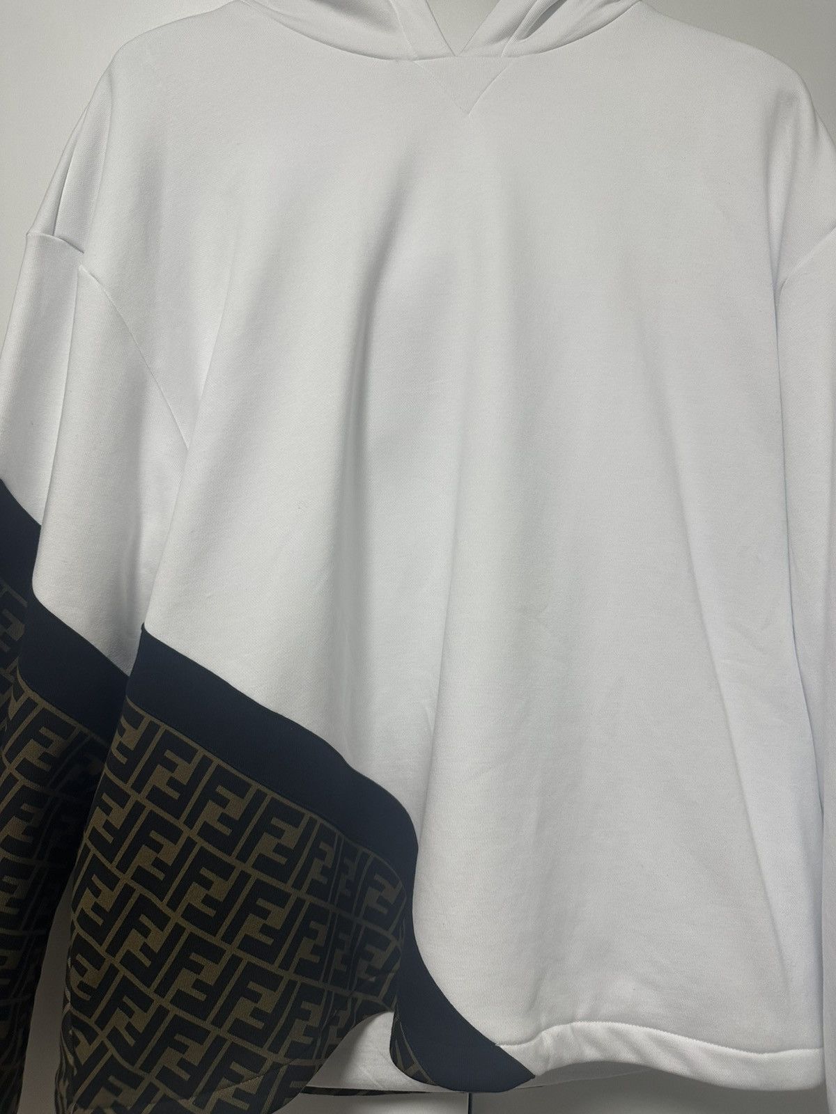 Fendi Fendi White FF Hoodie Size US L / EU 52-54 / 3 - 5 Thumbnail