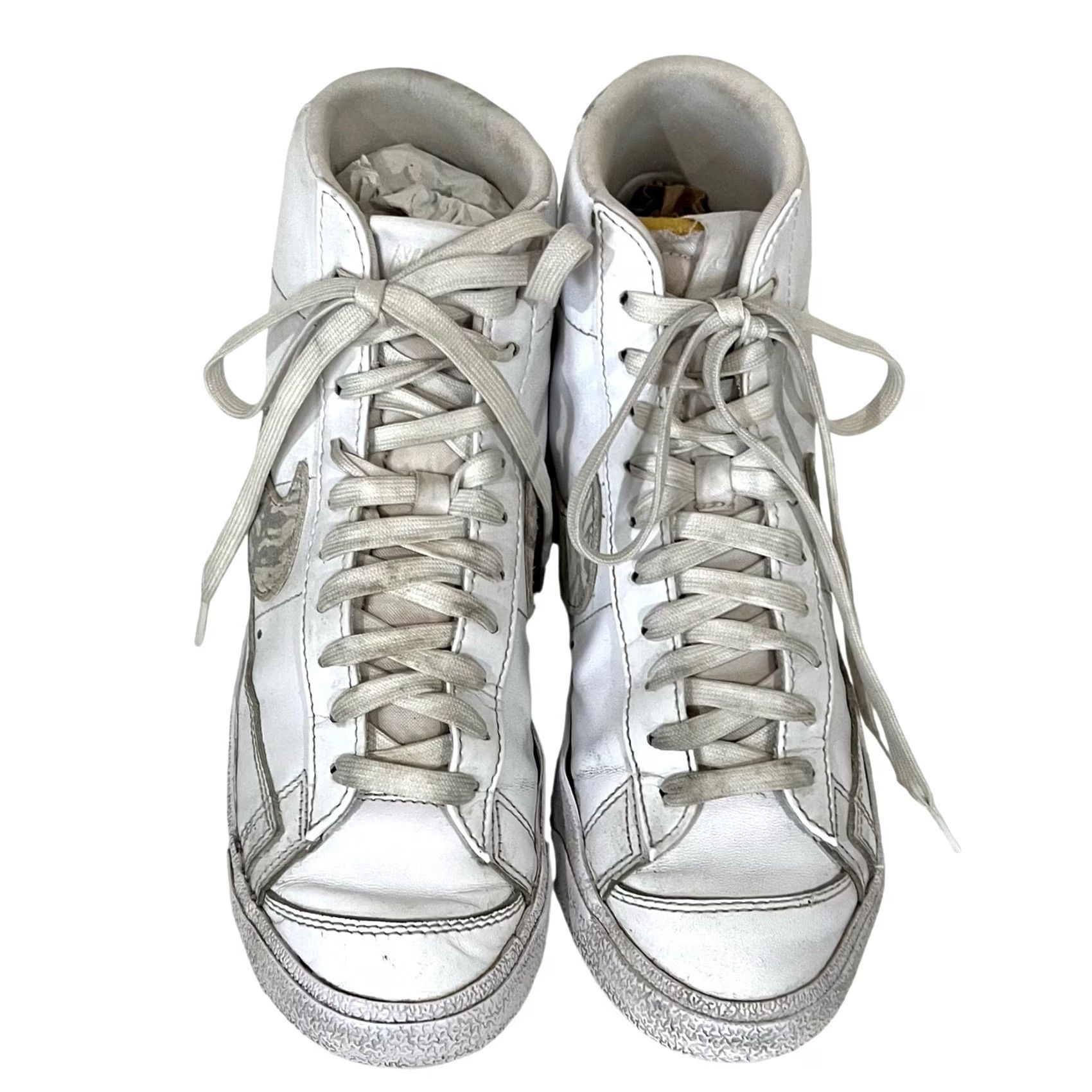 Nike VINTAGE Nike Blazer Mid 77' Womens Sneakers White Leather Zebra Shoes Sz 9.5 DH9633-101 Shoes Sneakers Zebra white leather Nike Womens 9.5 DH9633-101 Size L / US 10 / IT 46 - 5 Thumbnail