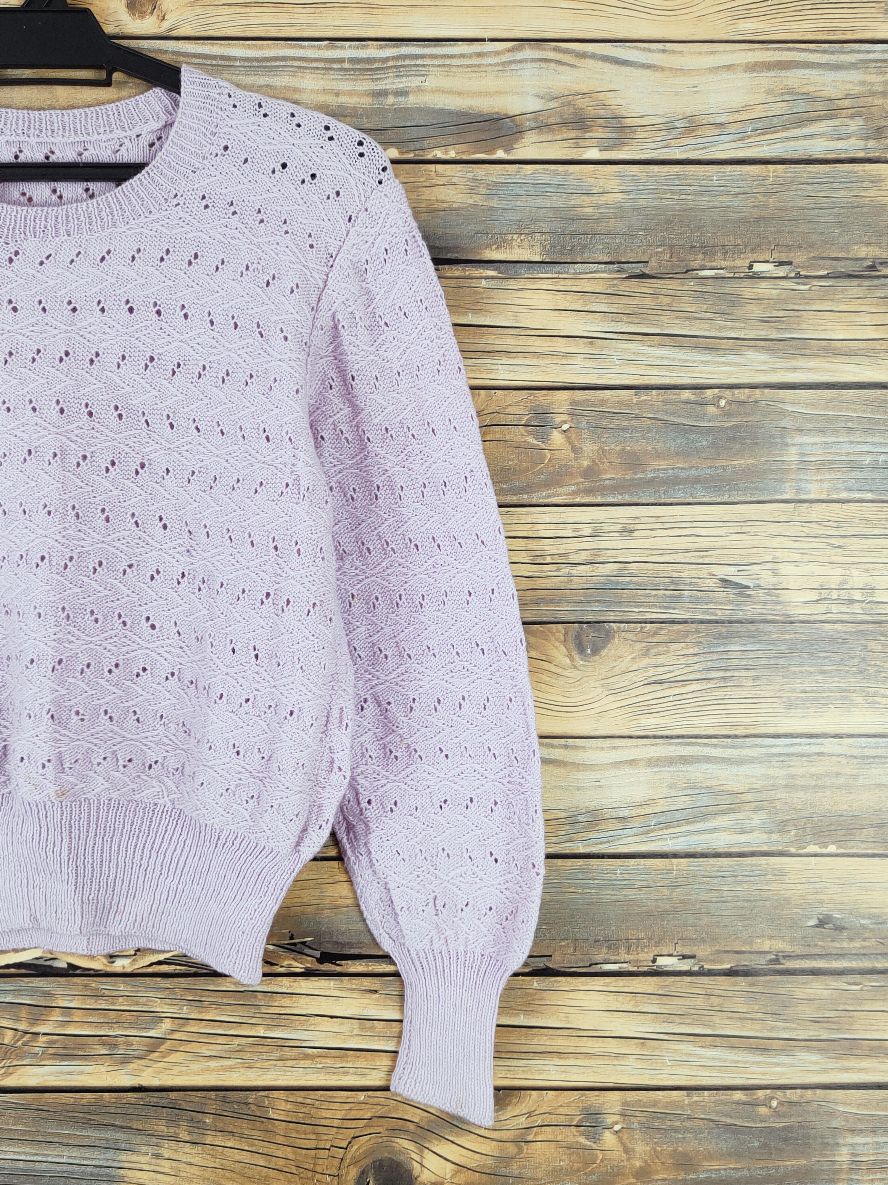 Homespun Knitwear Japanese Brand meshnet crochet Knitwear Crop Tops#W 990 Size S / US 4 / IT 40 - 5 Thumbnail