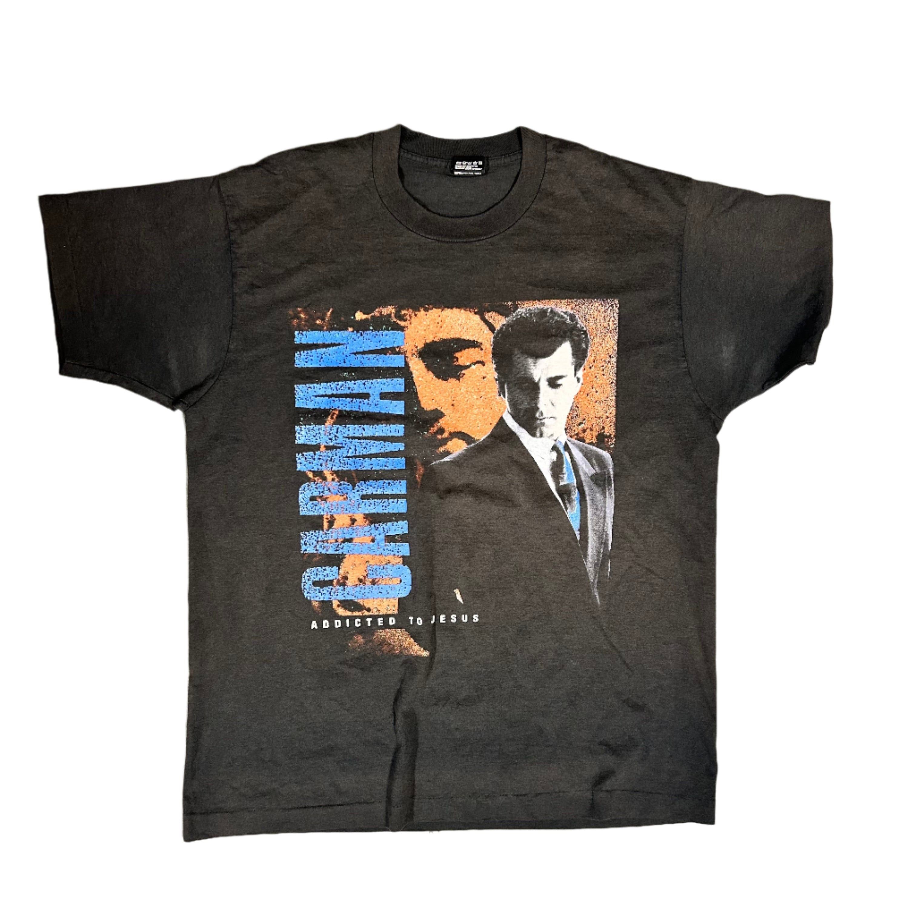 Fruit Of The Loom Vintage 90s Carman "Addicted To Jesus" 1993 Christian Music Tour T-Shirt Size US L / EU 52-54 / 3 - 1 Thumbnail
