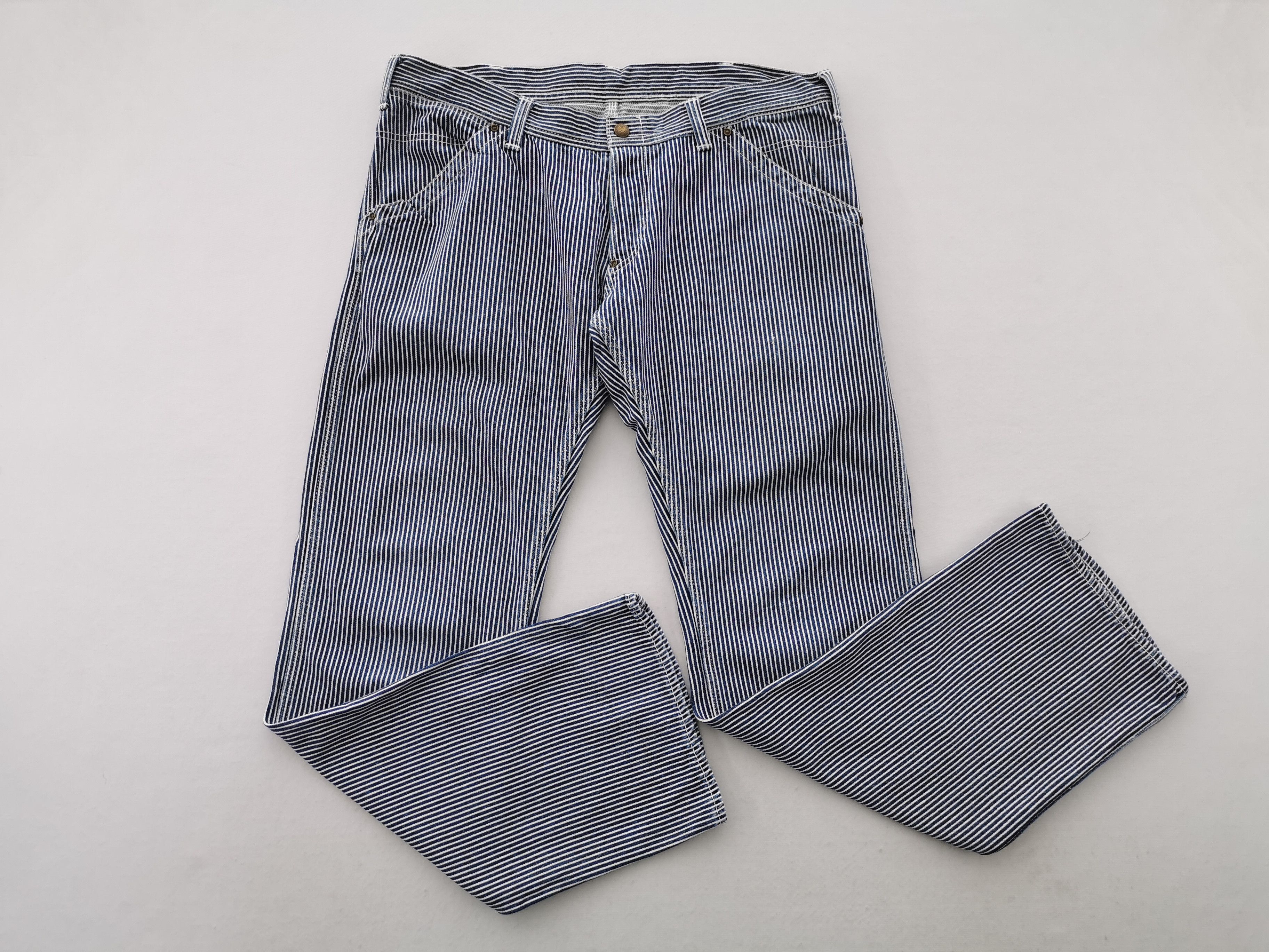 Vintage Blue Port Hickory Japenese Denim Made In Japan Size 38/36x33 Size US 38 / EU 54 - 3 Thumbnail