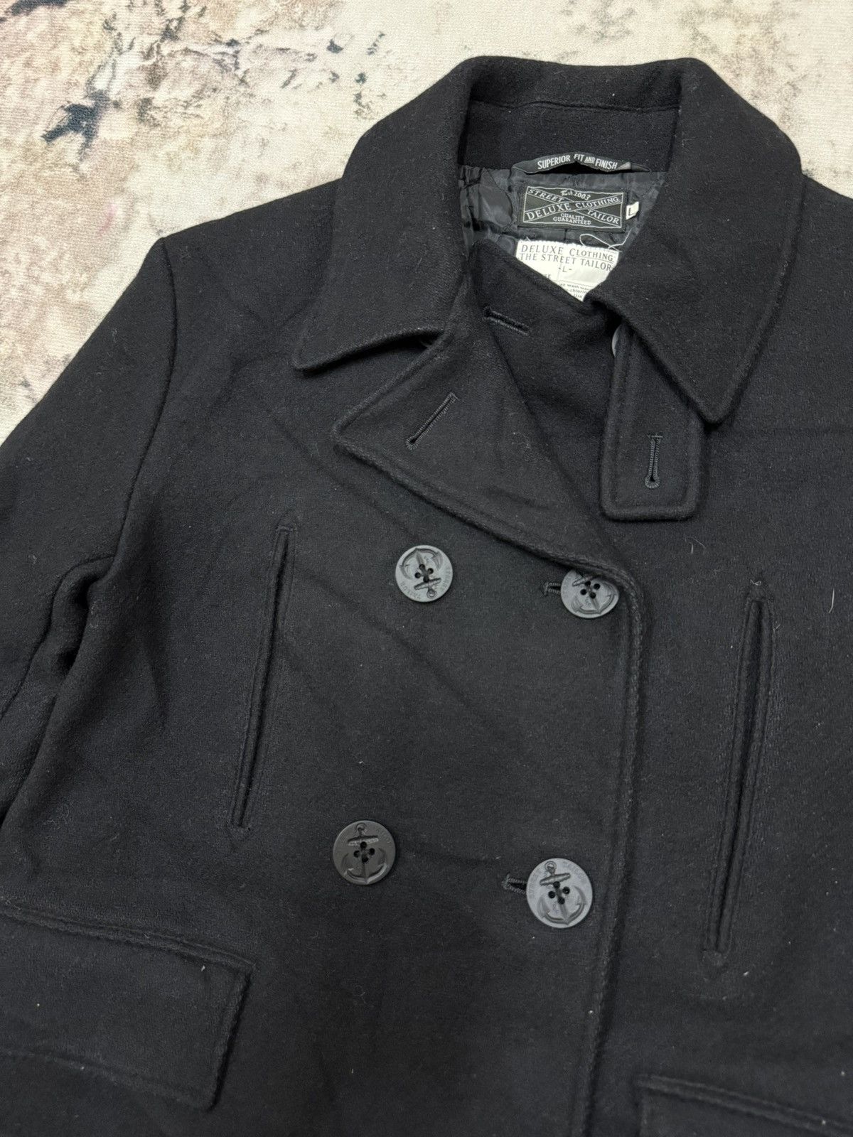 DELUXE Deluxe Clothing Street Tailor Peacoat Wool Jacket Military Size US M / EU 48-50 / 2 - 5 Thumbnail