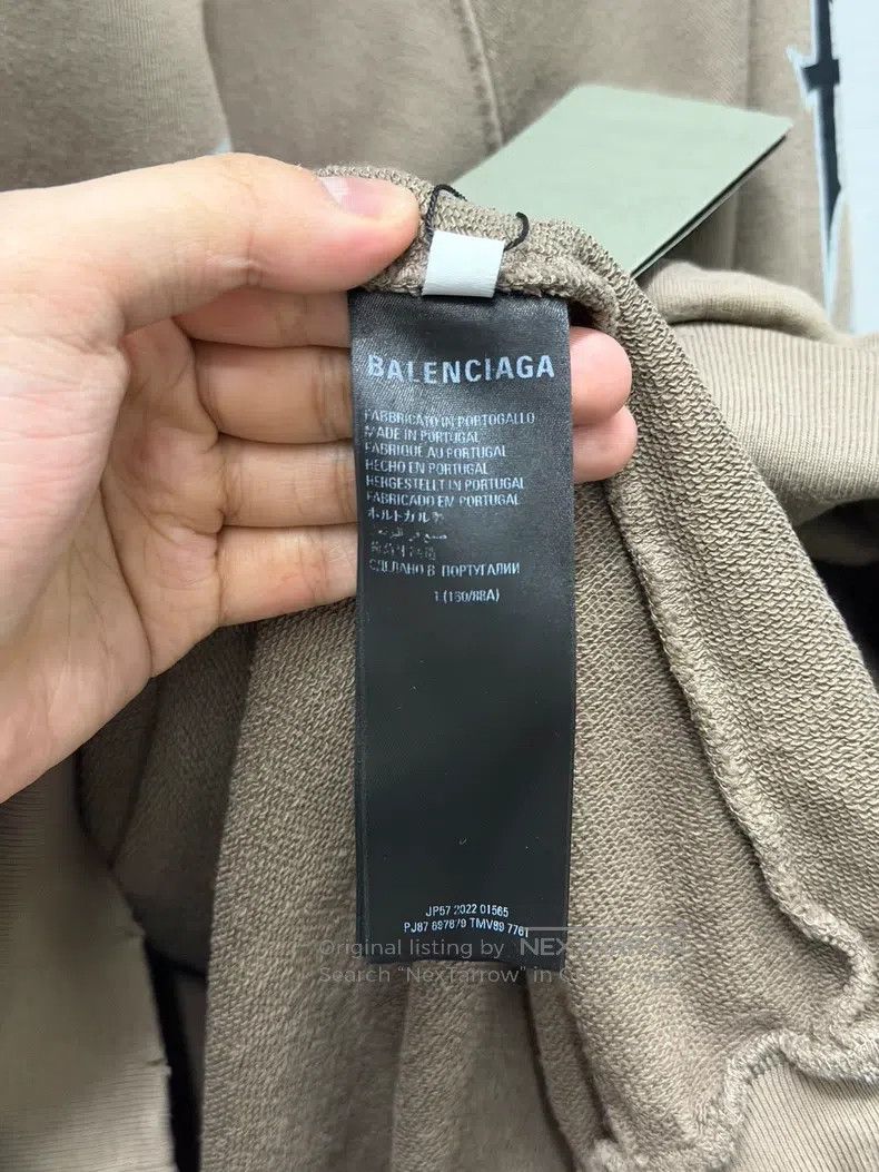 Balenciaga Balenciaga Flame tear-away print hooded sweatshirt Size US S / EU 44-46 / 1 - 5 Thumbnail