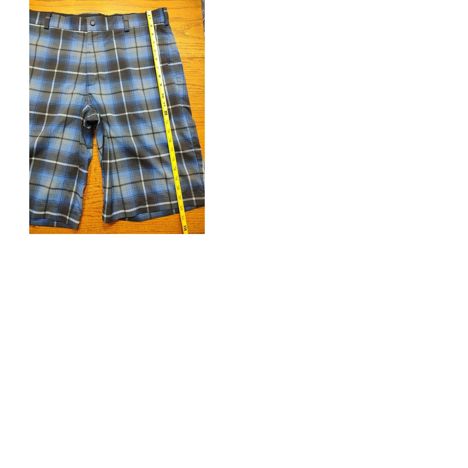 Nike Nike Golf Tour Performance Dri Mens Shorts 36 Plaid Blue Black 648319-480 Size US 36 / EU 52 - 9 Thumbnail