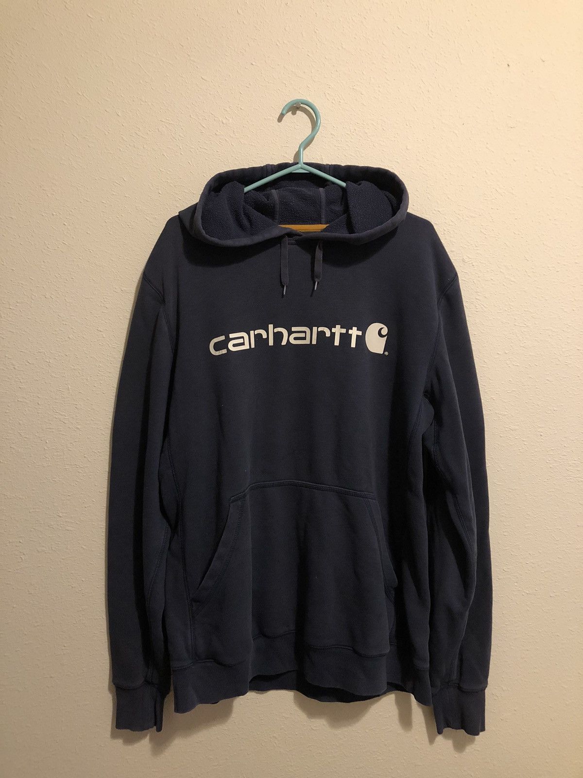 Carhartt × Vintage Vintage Carhartt Force Loose Relaxed Fit Pullover Hoodie Size US L / EU 52-54 / 3 - 1 Thumbnail