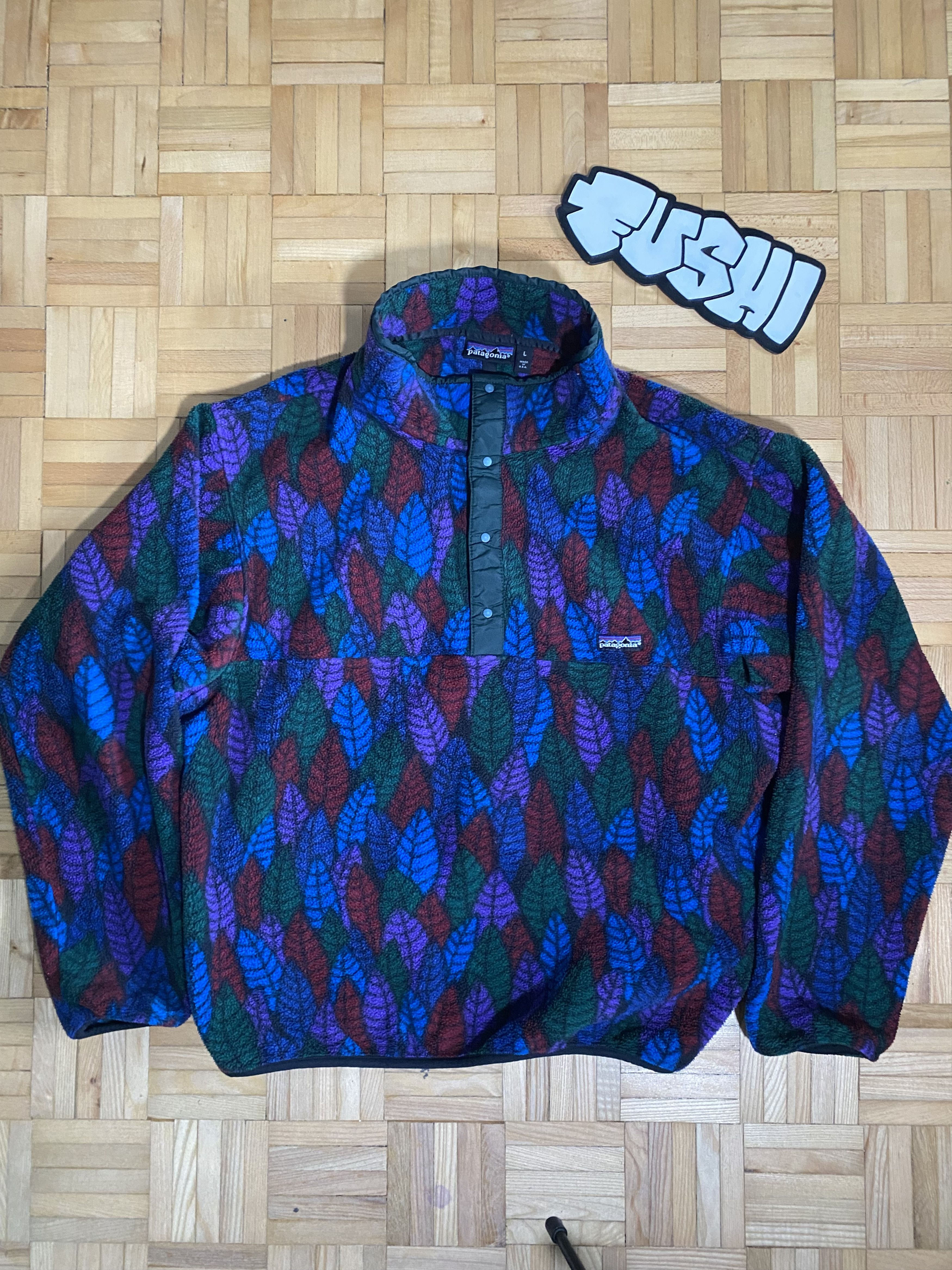 Vintage 1999 Patagonia Full Zip Up Fleece Jacket Size Medium FA99 Made In  USA | eBay