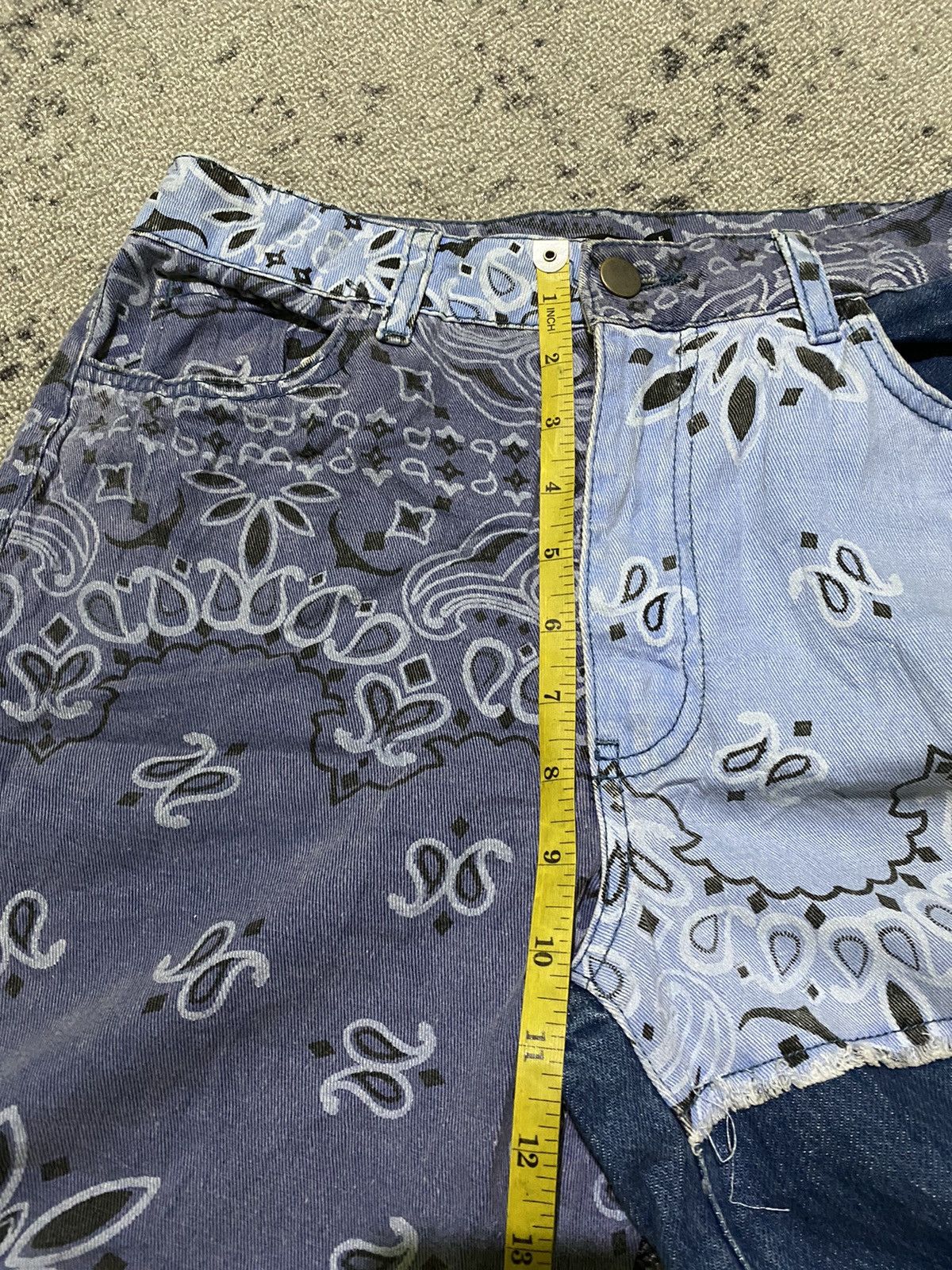 Hysteric Glamour Y2k boohoo blue “Kapital style” paisley pants Size US 30 / EU 46 - 11 Thumbnail