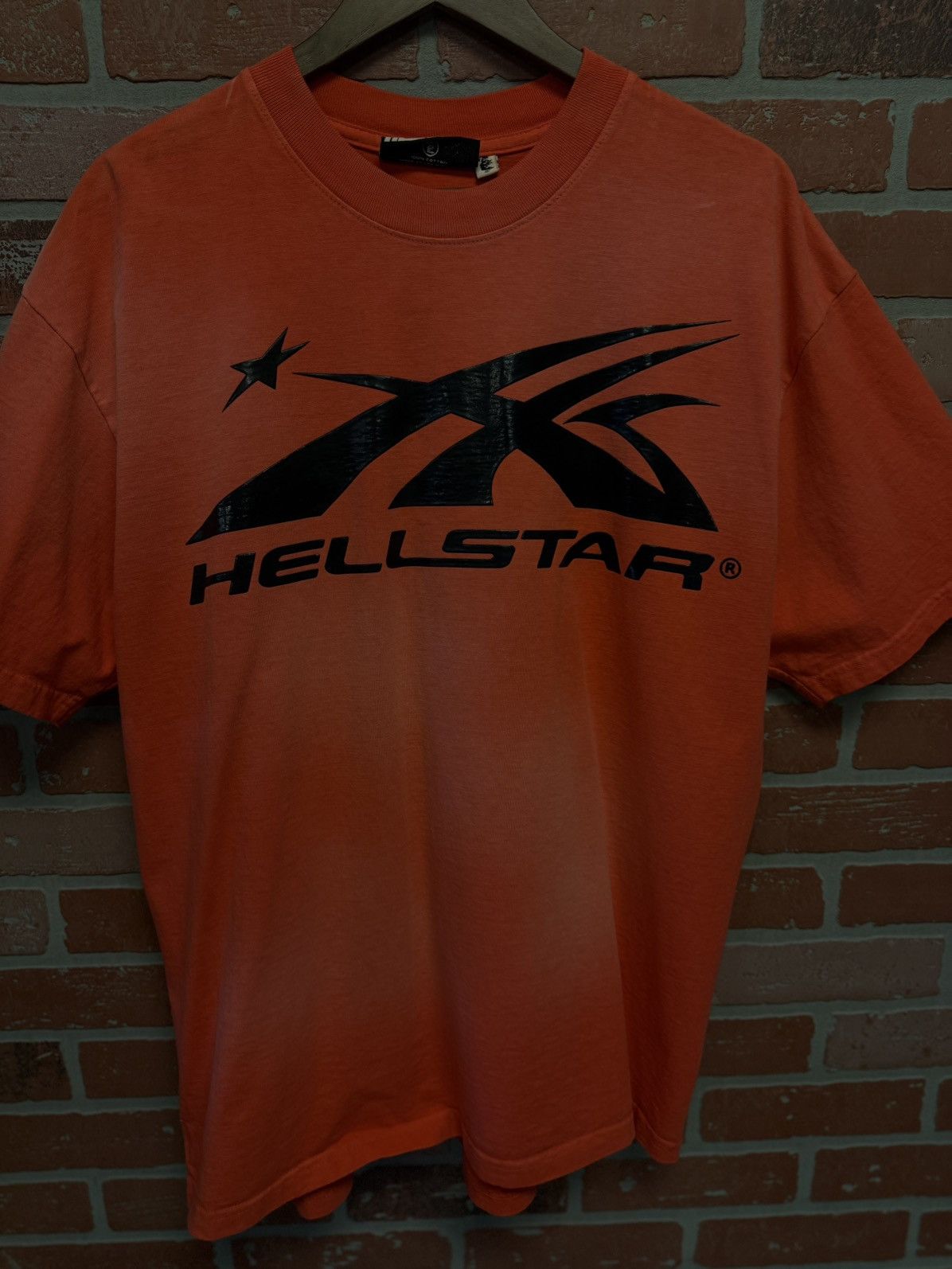 HELLSTAR Hellstar RED Logo Tee Shirt 100% Authentic Size XL Size US XL / EU 56 / 4 - 3 Thumbnail