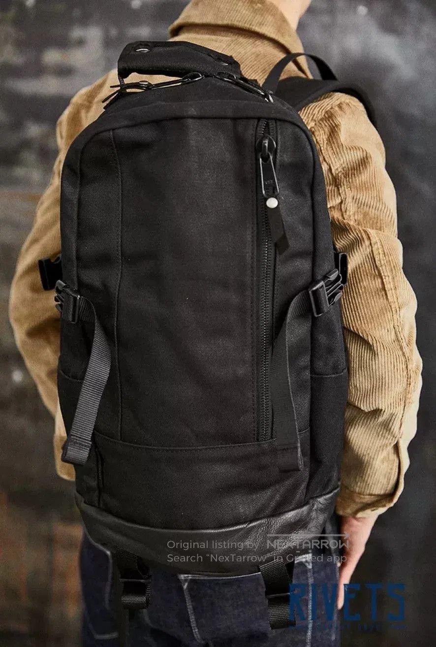 3sixteen 3sixteen Waxed Canvas Backpack. Size ONE SIZE - 1 Thumbnail