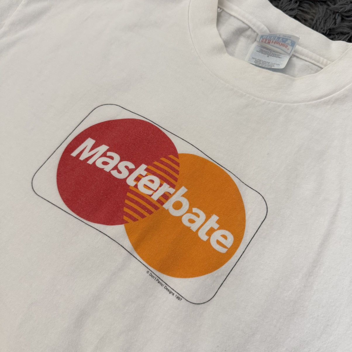 Other Vintage 90s don’t panic masterbate parody tee Size US L / EU 52-54 / 3 - 2 Thumbnail
