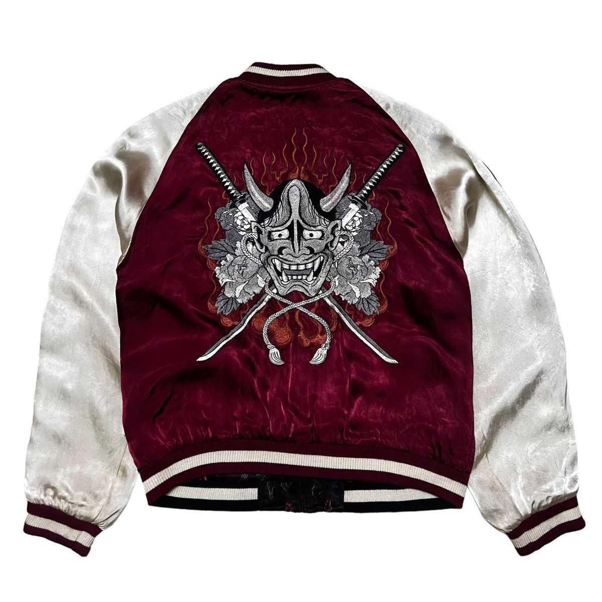 Japanese Brand Devil Sukajan Reversible Jacket Size US S / EU 44-46 / 1 - 1 Thumbnail