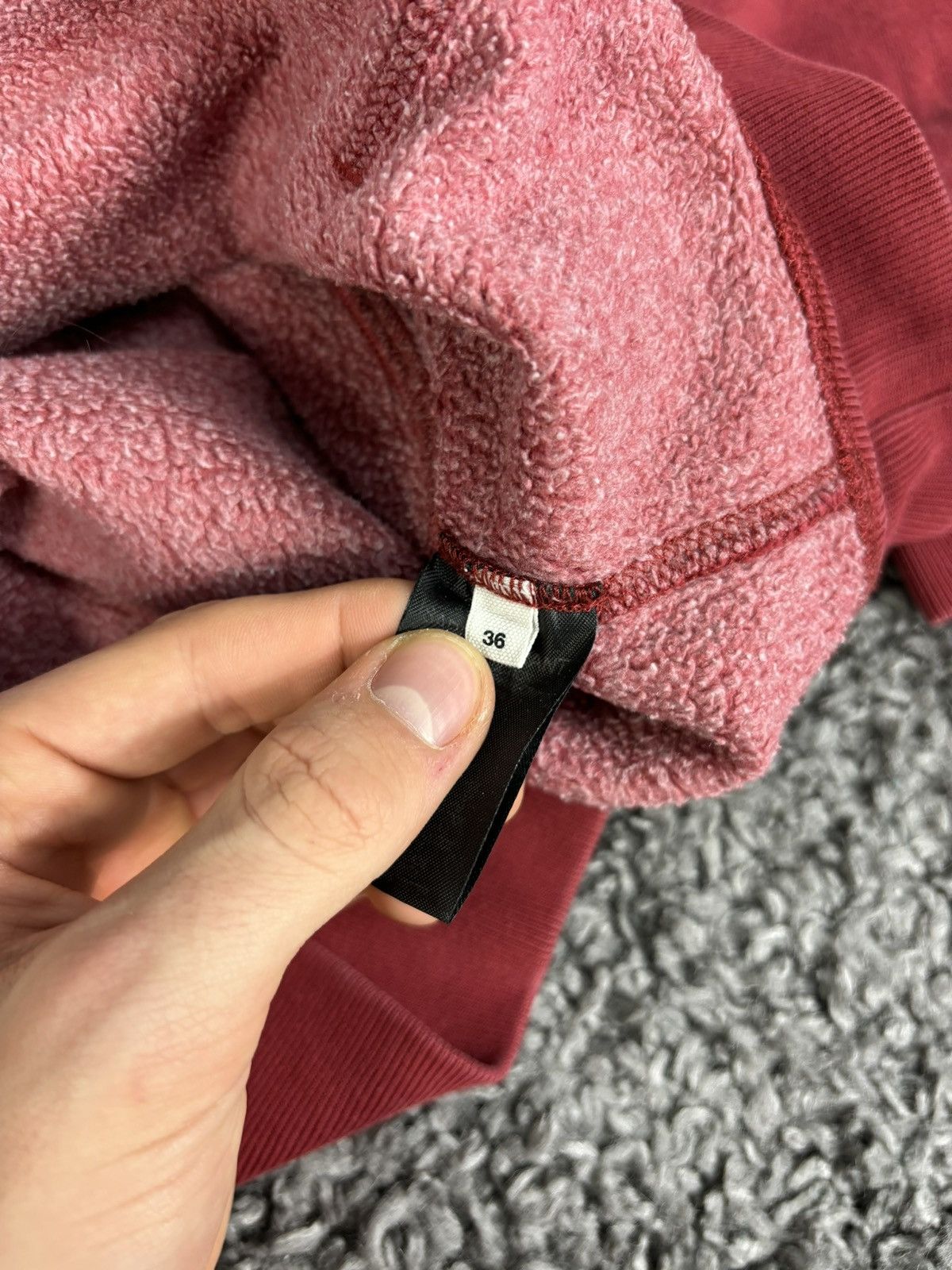 Isabel Marant × Japanese Brand Y2k Isabel marant etoile big logo Hoodie Burgandy 00s Size US L / EU 52-54 / 3 - 10 Thumbnail