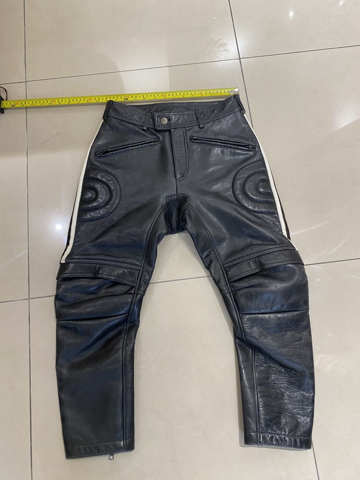 Leather × Neil Barrett Neil Barrett BIKER Leather Pant 28 Size US 28 / EU 44 - 12 Thumbnail
