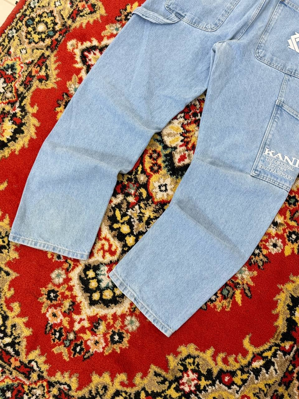 Japanese Brand baggy flared bootcut balenci style y2k hype jeans Size US 32 / EU 48 - 13 Thumbnail