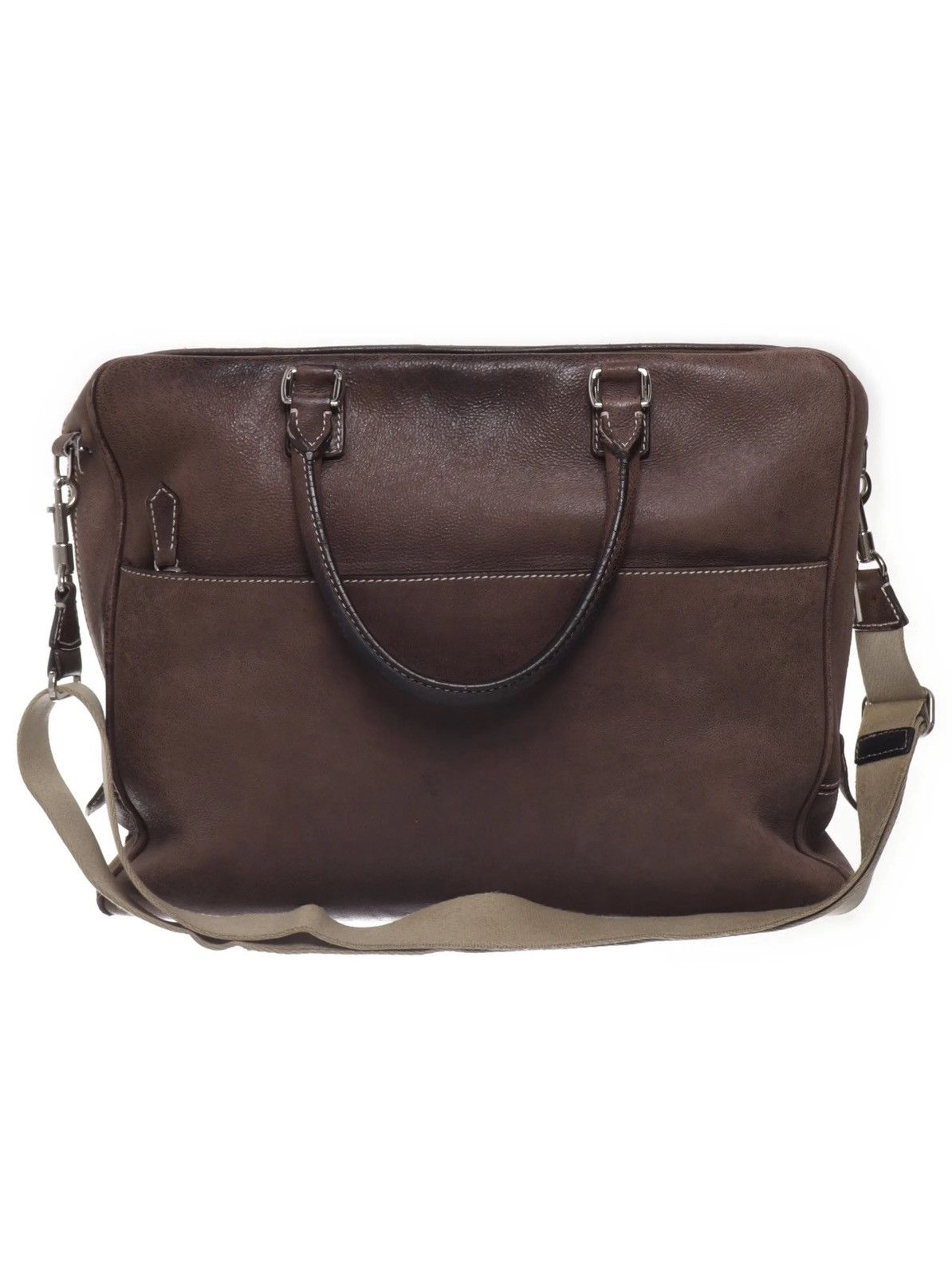 Loro Piana Brown Leather Shoulder Bag Size ONE SIZE - 1 Thumbnail