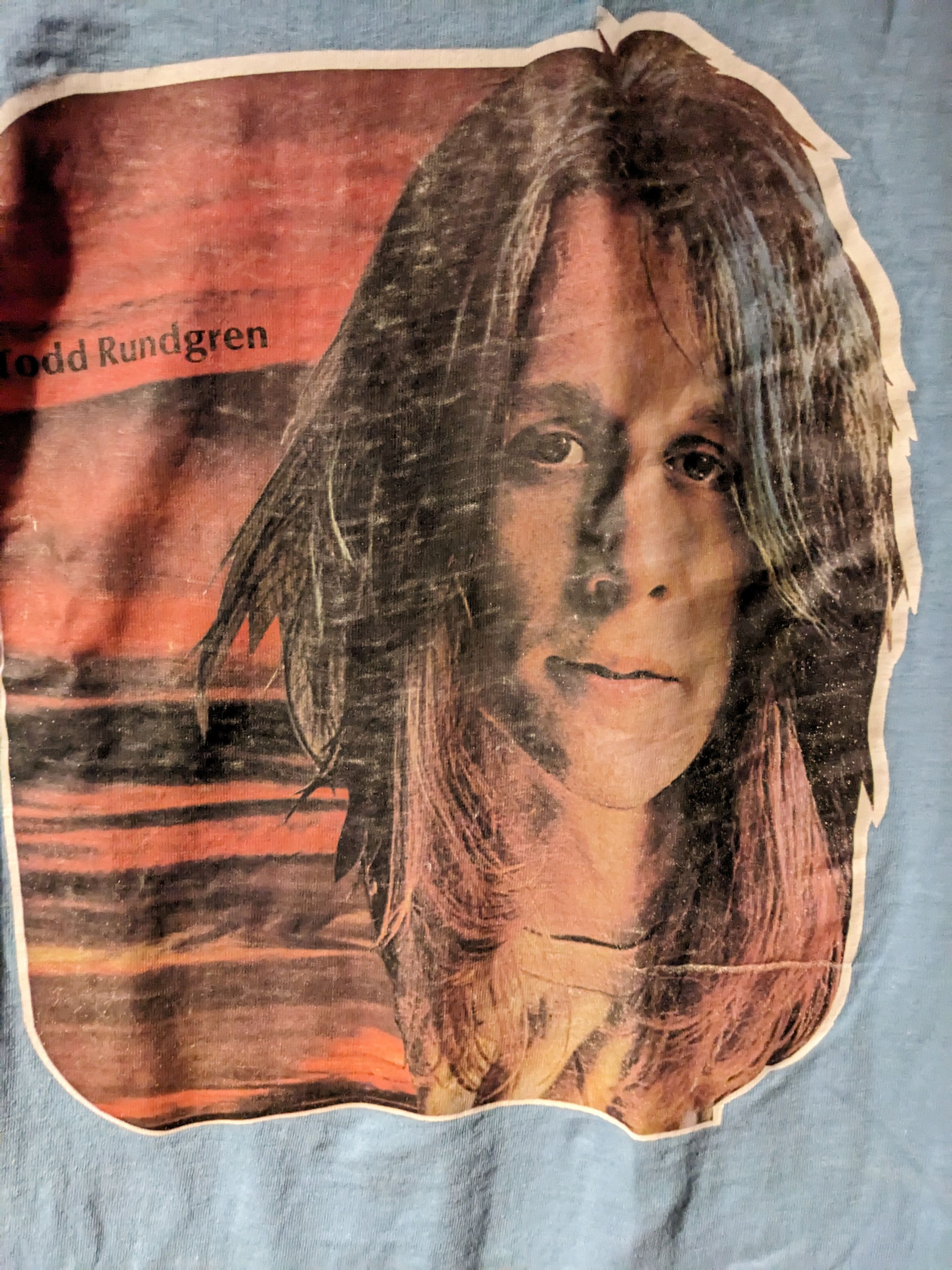Band Tees × Vintage Vintage 70s Todd Rundgren American Musician Singer T-Shirt Size US S / EU 44-46 / 1 - 2 Thumbnail