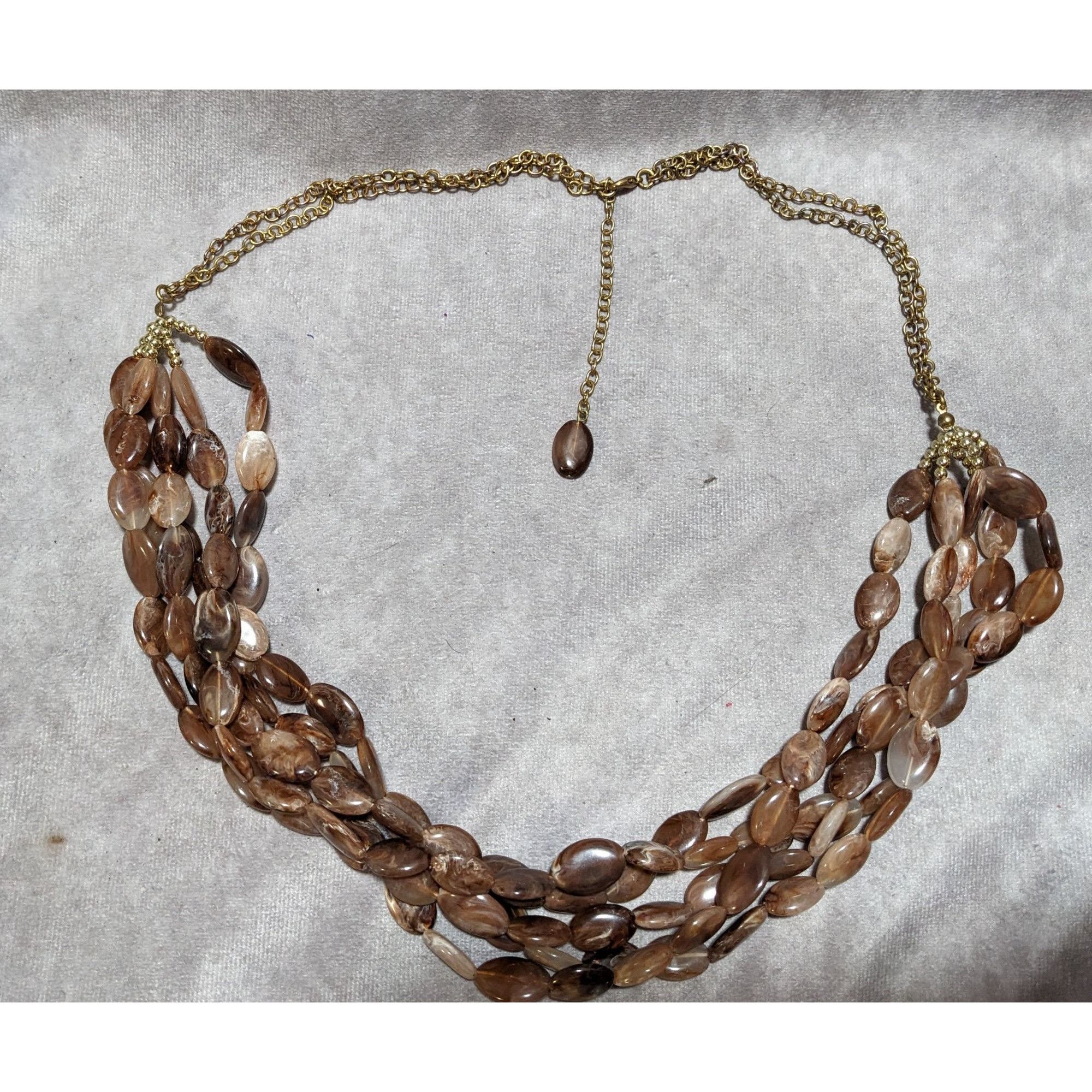 Other Earthy Multilayer Marbled Beaded Necklace Size ONE SIZE - 9 Thumbnail