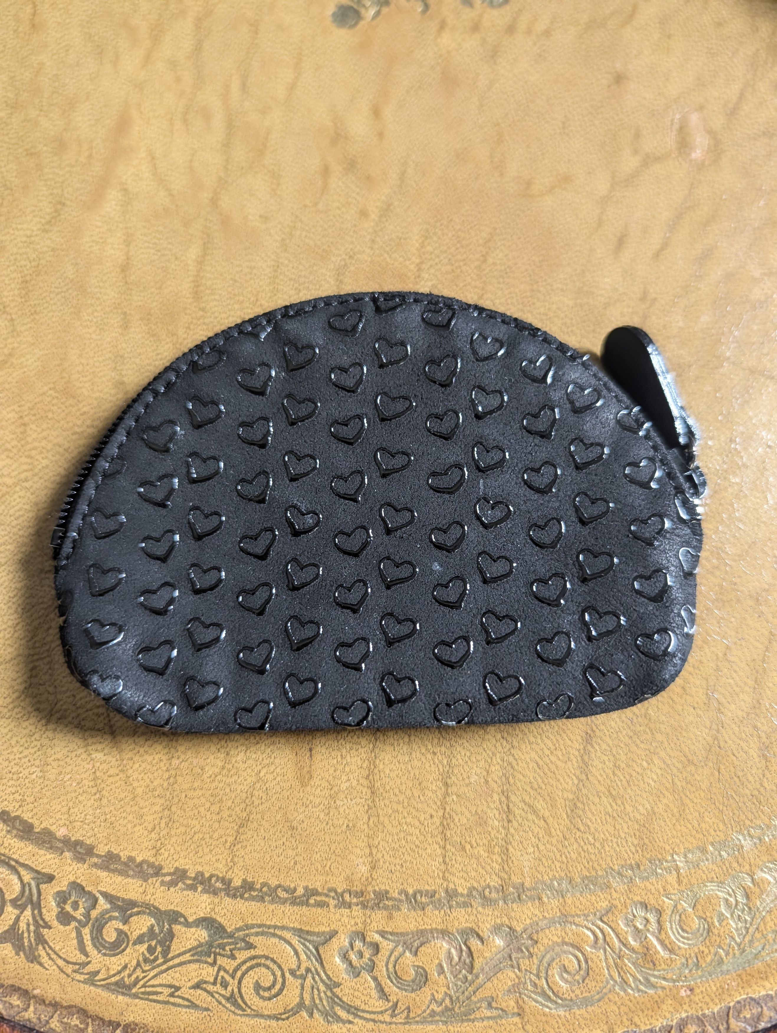 Tiffany & Co. Tiffany x Elsa Peretti Suede Heart Pattern Japan Coin Purse Size ONE SIZE - 1 Thumbnail
