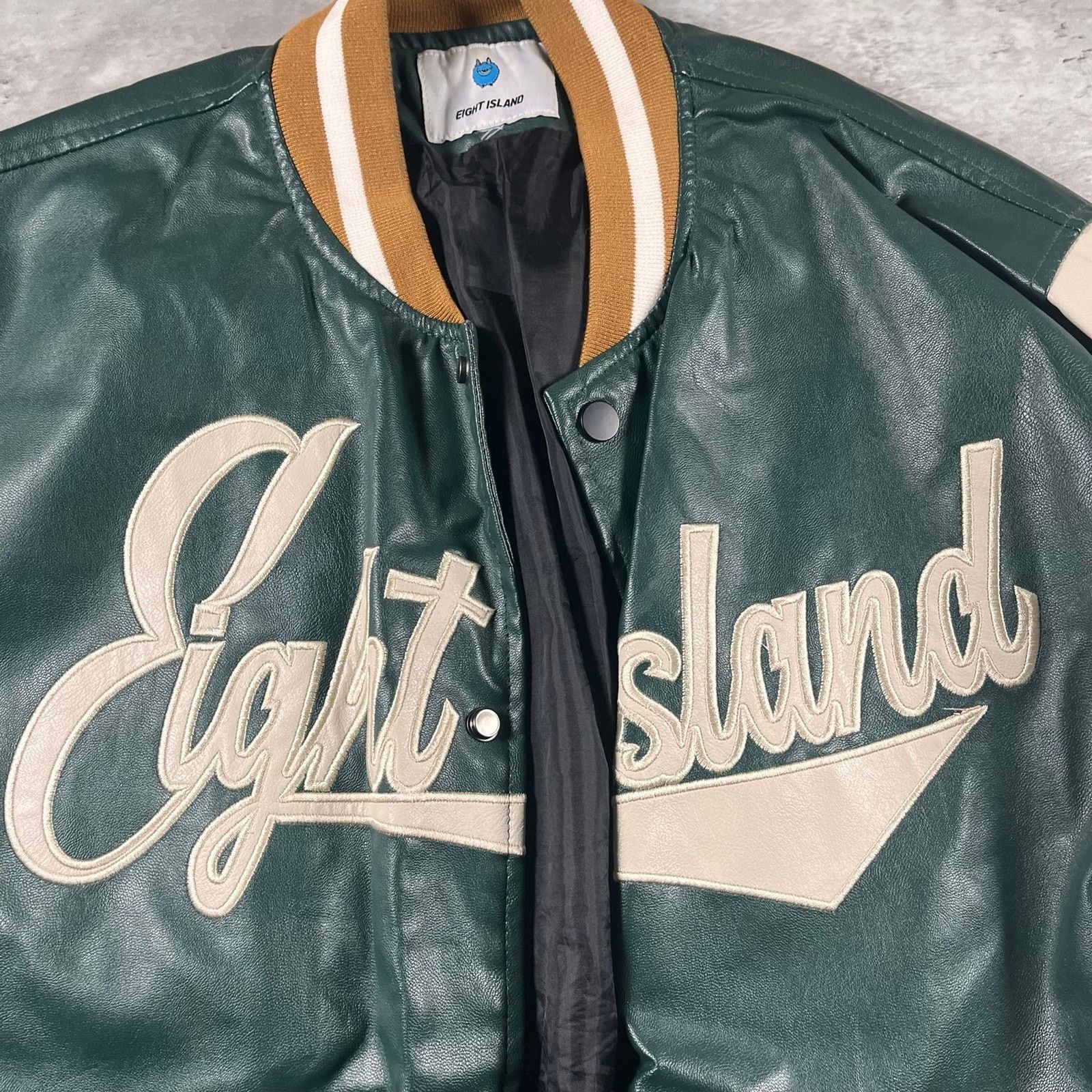 Eighty Eight Vintage, eight island, leather jacket Size L / US 10 / IT 46 - 5 Thumbnail