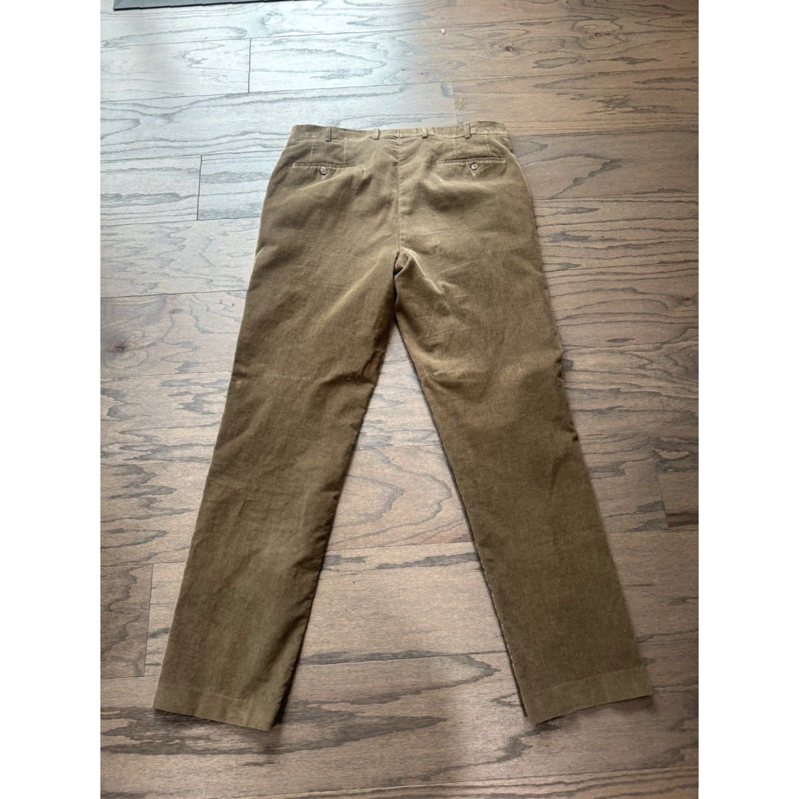 Ralph Lauren LAUREN RALPH LAUREN Flat Front Corduroy Pants MENS 36Wx34L Brown Bootcut Size US 36 / EU 52 - 5 Thumbnail