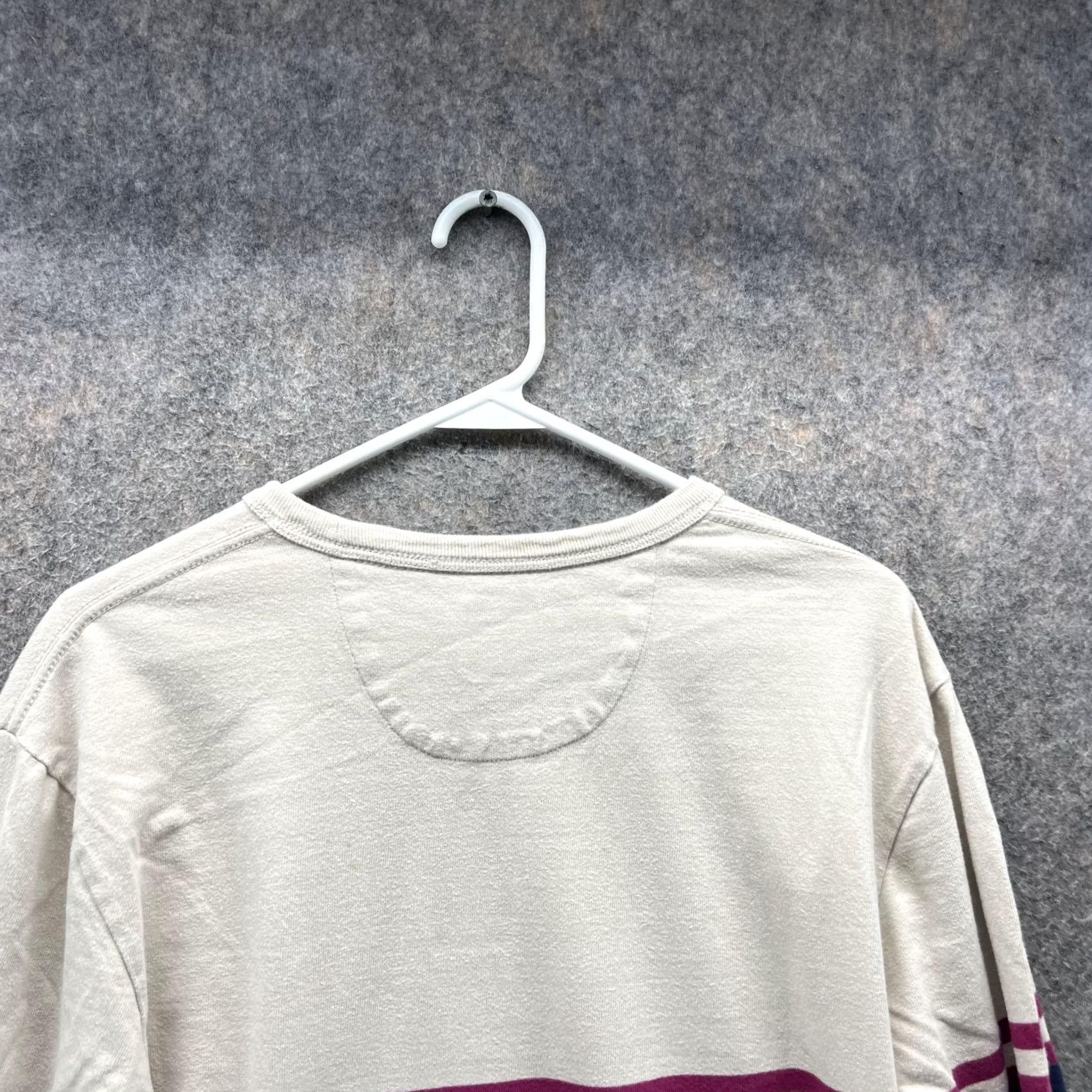 Vans VANS Sweater Men Medium Adult Khaki Pullover Striped Fleece Crew Neck Casual Buttonless Logo Size US M / EU 48-50 / 2 - 4 Thumbnail