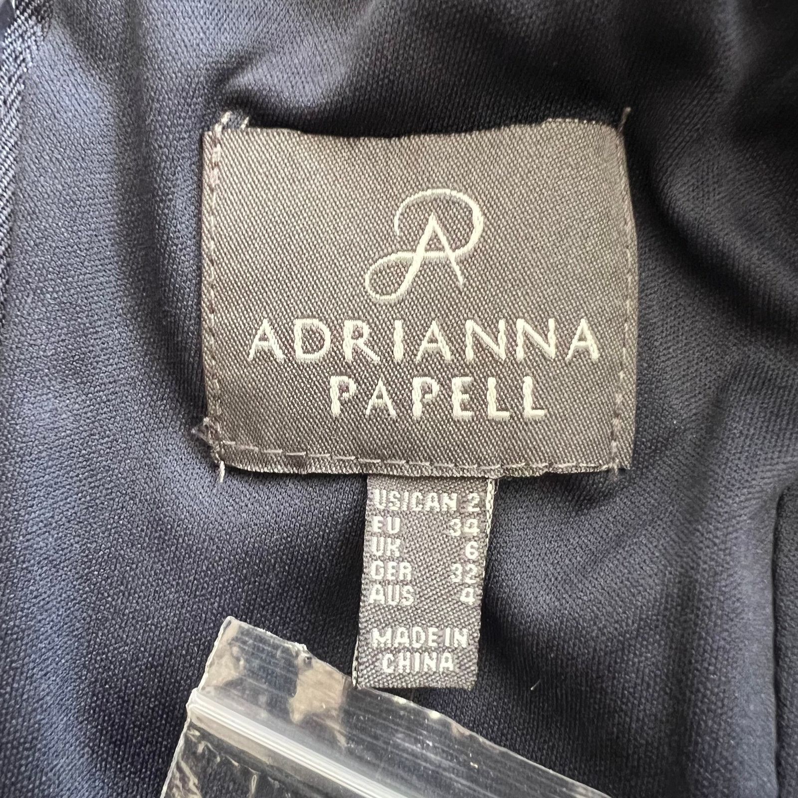 Adrianna Papell ADRIANNA PAPELL Embellished Knee Length Dress, US2 Size XS / US 0-2 / IT 36-38 - 6 Thumbnail
