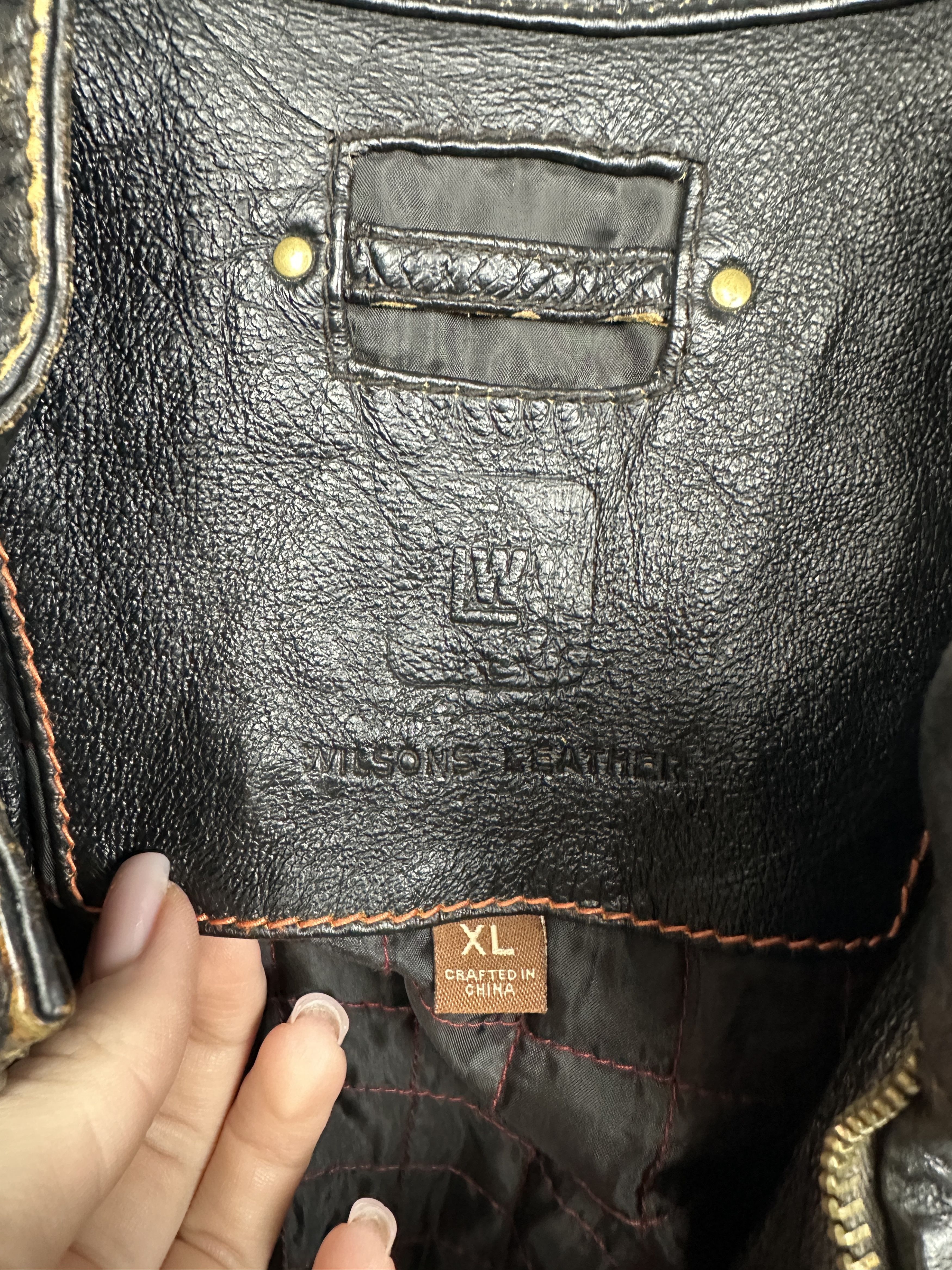 Wilsons Leather Wilsons Leather Vintage Mens Jacket Size US XL / EU 56 / 4 - 11 Thumbnail