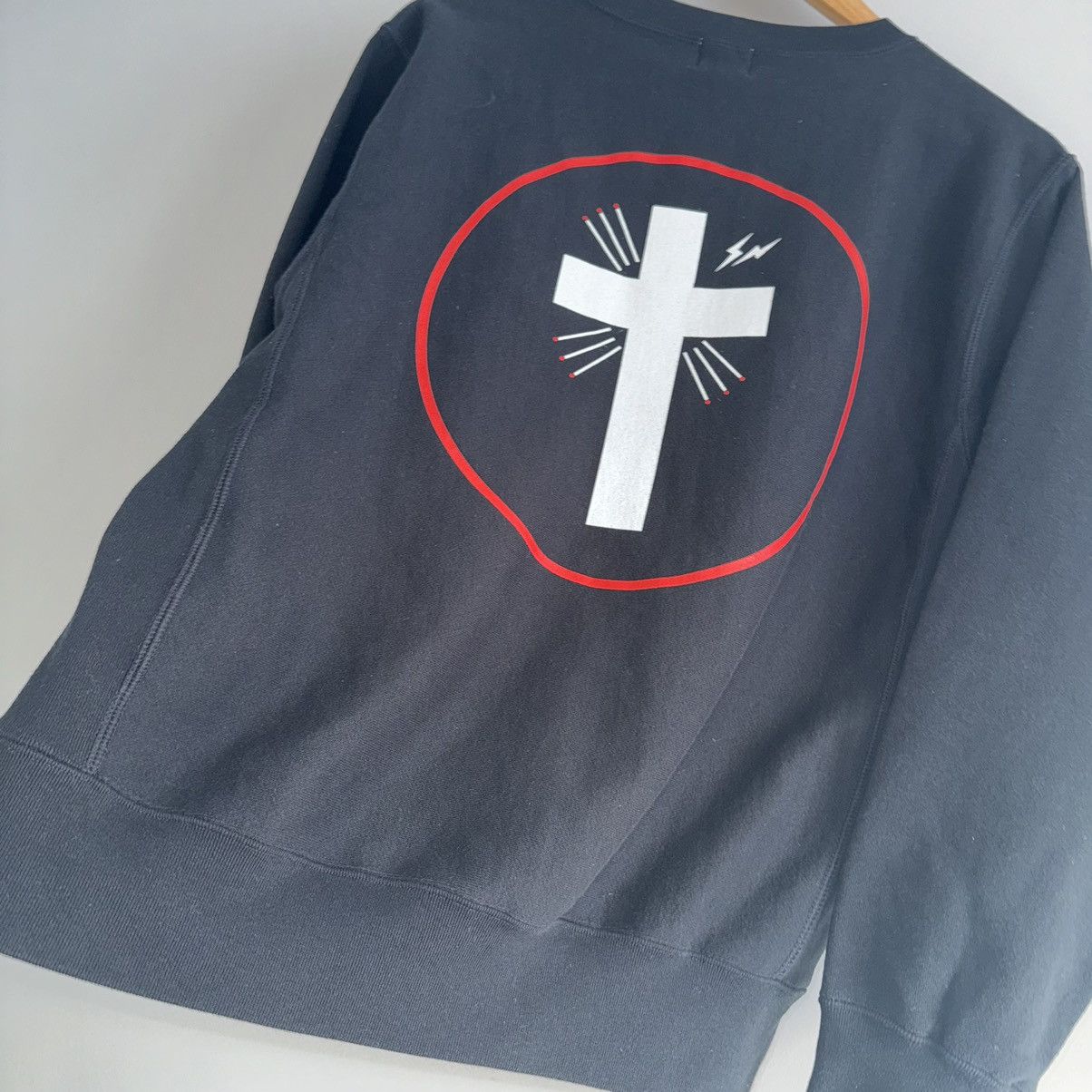 Bape × Fragment Design Bape x Fragment Design Baptism Of Bape Crewneck Size US S / EU 44-46 / 1 - 12 Thumbnail