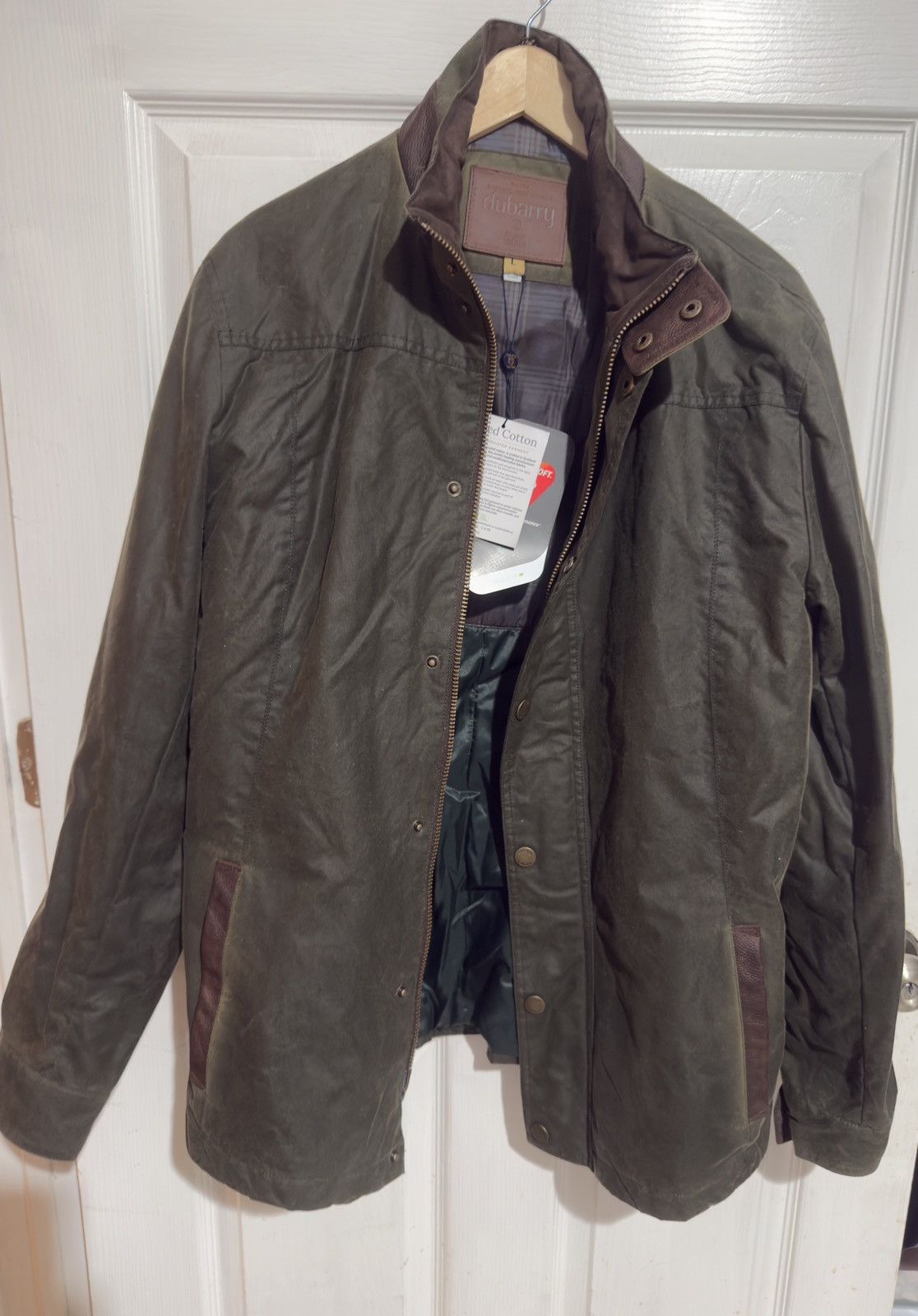 Other Dubarry of Ireland Carrickfergus Wax Jacket–Fennel Green New Size US L / EU 52-54 / 3 - 1 Thumbnail