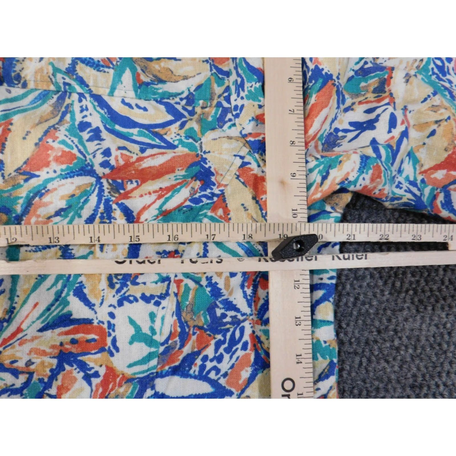 Coldwater Creek Coldwater Creek Jacket Woman Petite Large Blue Floral Zip Linen Rayon Embroidered Linen Lining Casual 2020s Womens Jacket Size L / US 10 / IT 46 - 6 Thumbnail