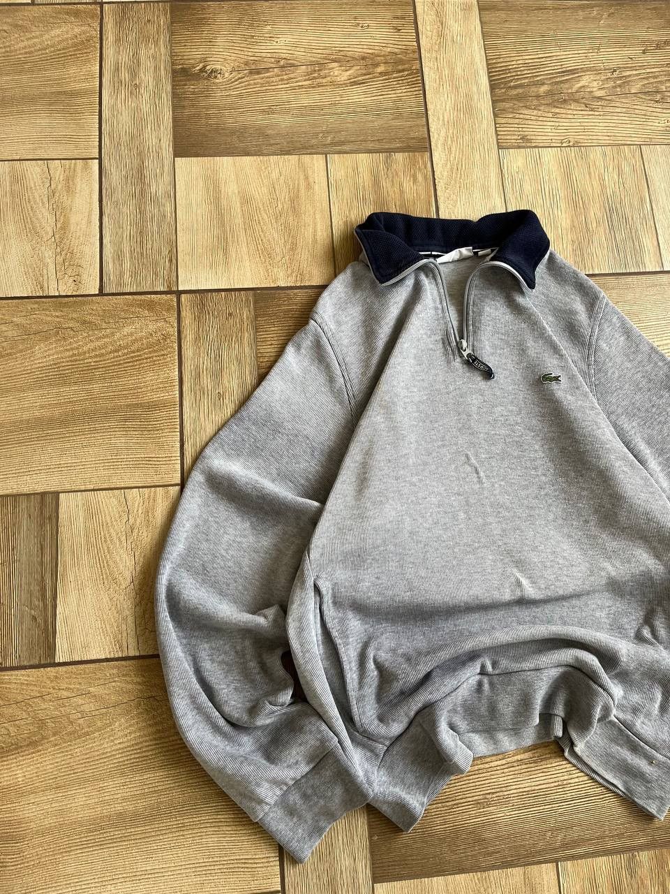 Lacoste 🔥 VINTAGE LACOSTE 1/4 ZIP — REAL ARCHIVE ENERGY, Size US XL / EU 56 / 4 - 3 Thumbnail