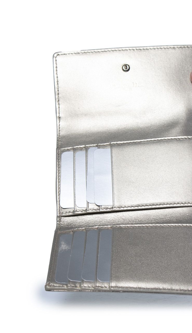 Dior Dior, Gold leather Diorama trifold wallet Size ONE SIZE - 5 Thumbnail