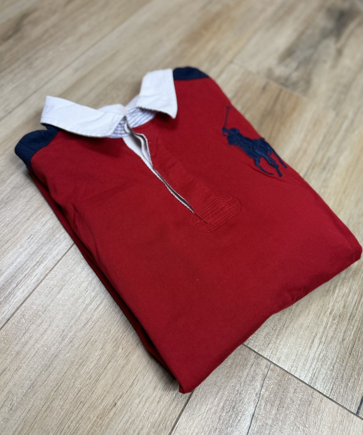 Polo Ralph Lauren Red Polo Ralph Lauren S 36 longsleeve Size US S / EU 44-46 / 1 - 1 Thumbnail