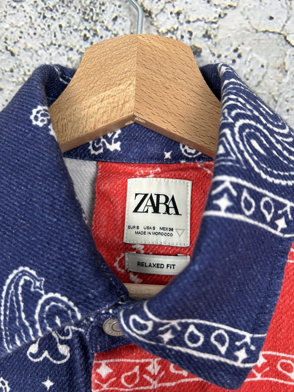 Zara Zara Bandana Summer Hawaiian Shirt Streetwear Skate Rap 2pac Size US S / EU 44-46 / 1 - 5 Thumbnail