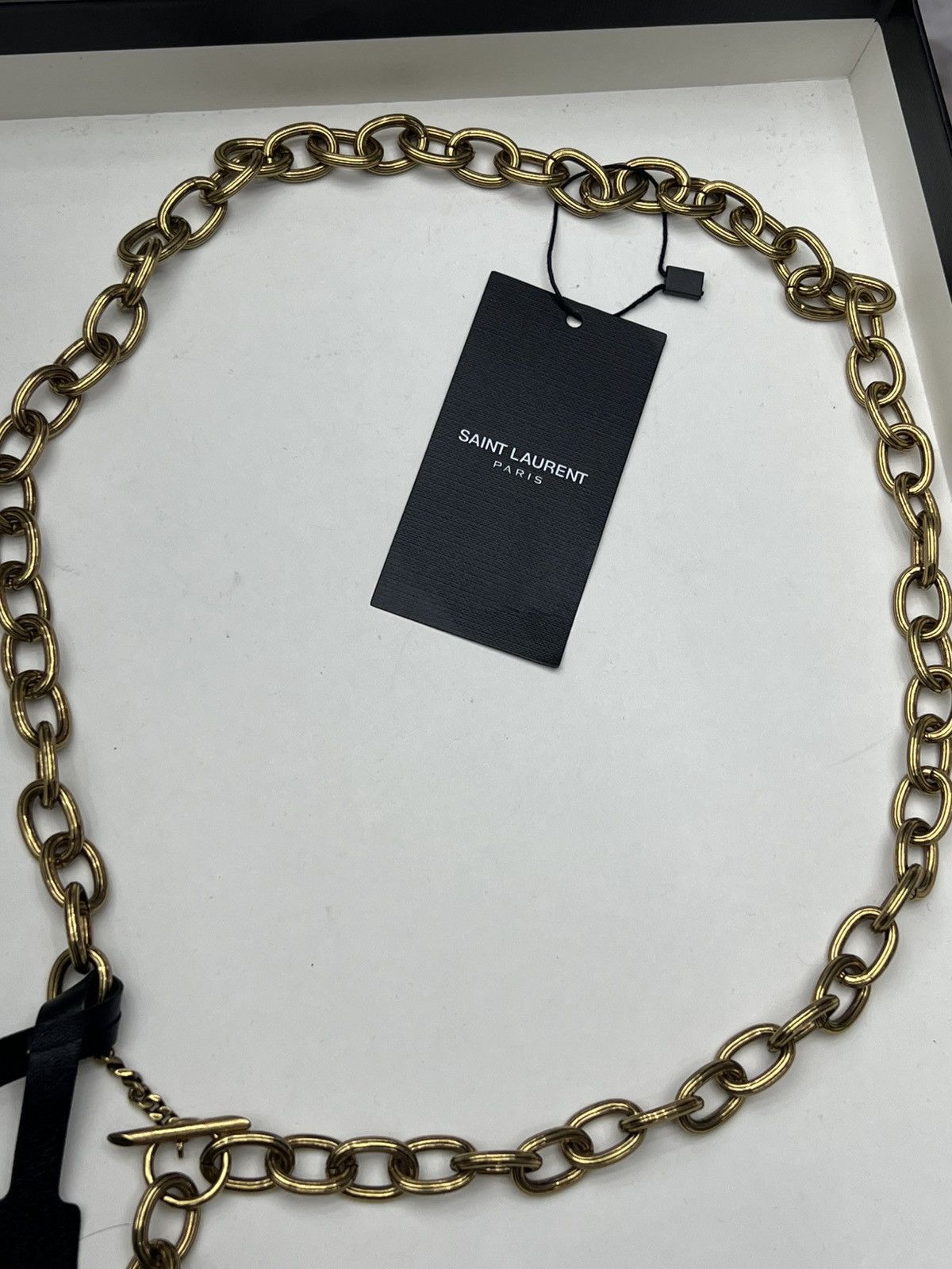 Saint Laurent Paris Saint Laurent Metal Chain Belt Size ONE SIZE - 2 Thumbnail
