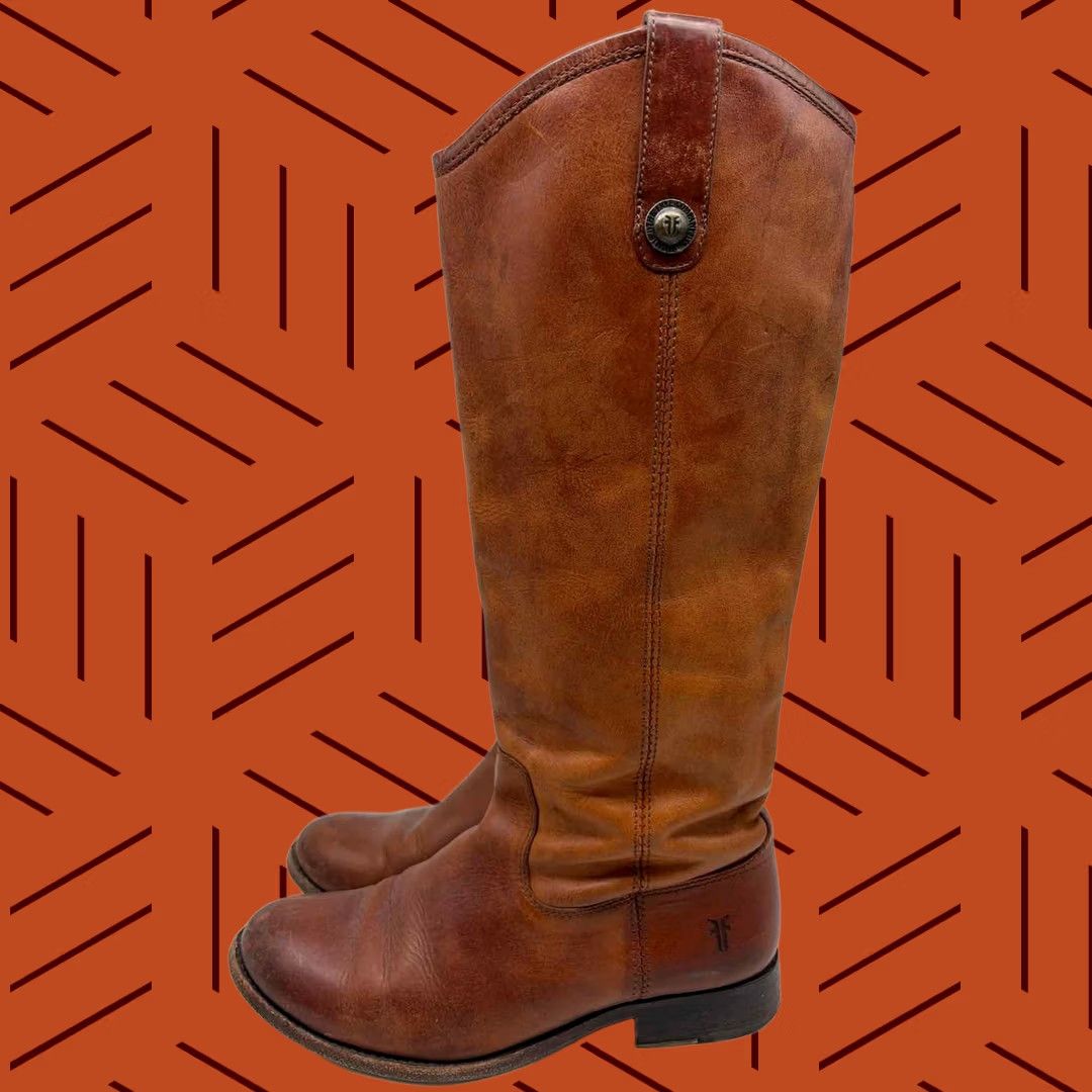 Frye Frye Tall Boots Size 5.5 Brown Size US 6 / IT 36 - 1 Thumbnail