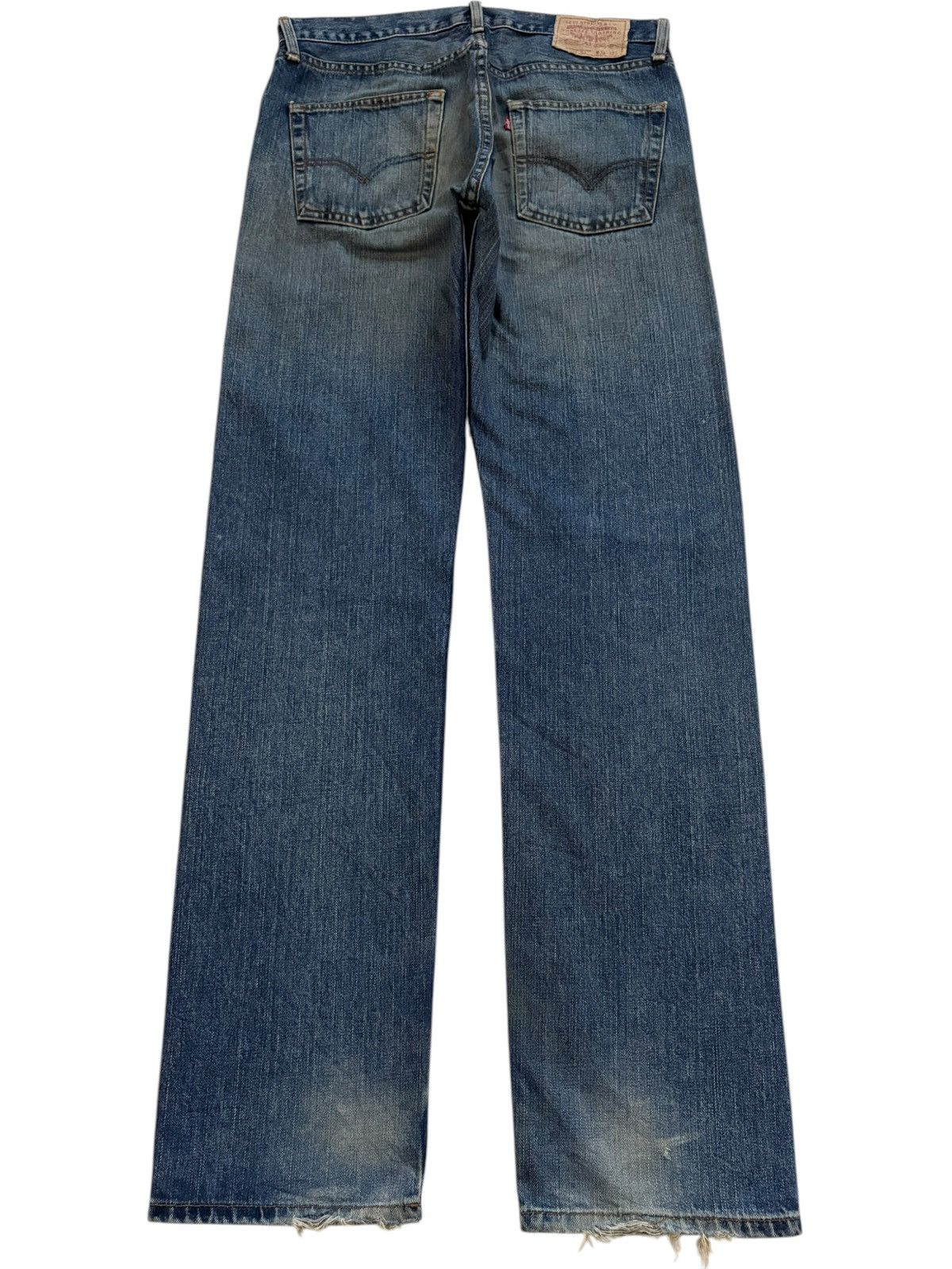 Levi's SALES🔥Vintage 90s Levis 505 Mud Wash Distressed Jeans Size US 33 - 2 Thumbnail